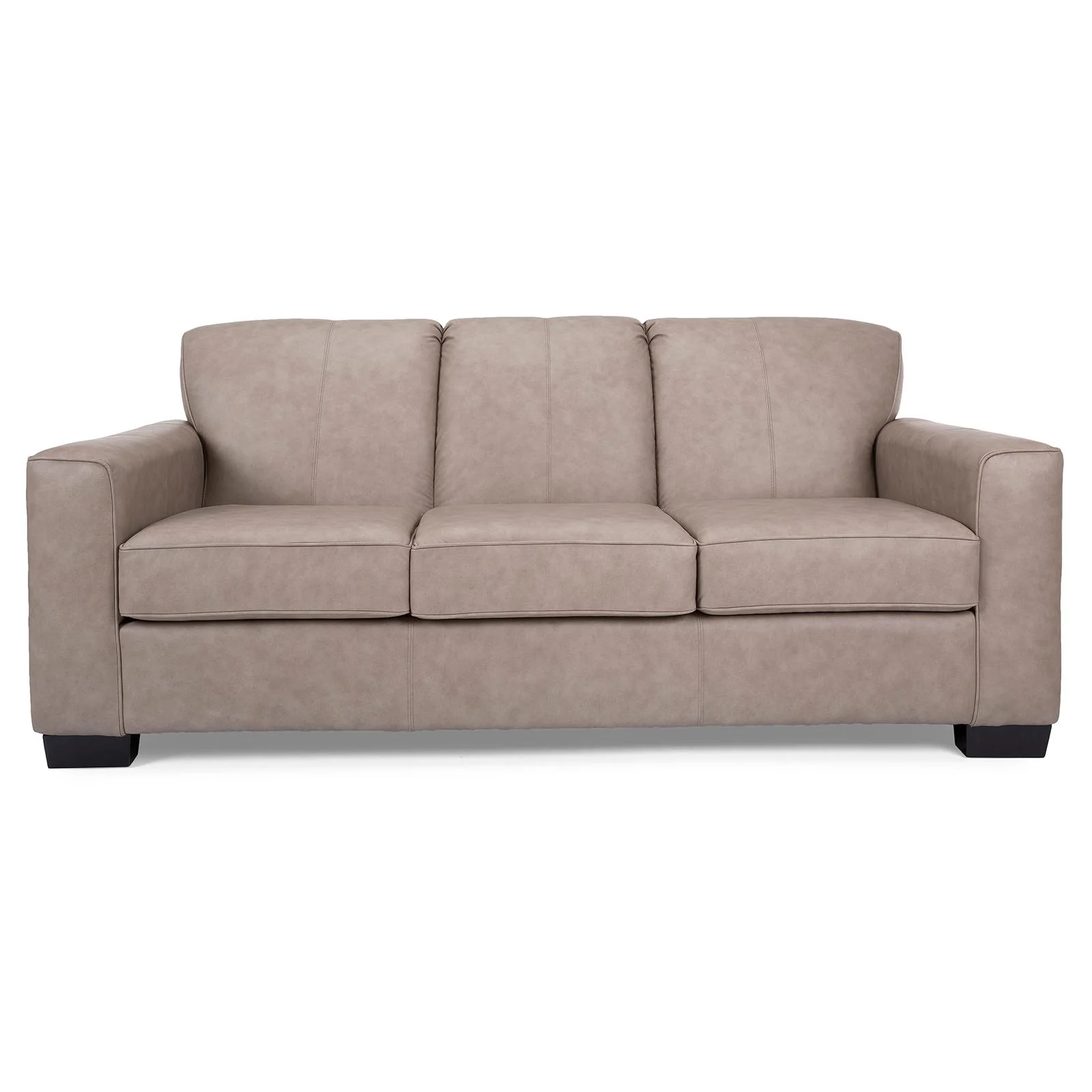 Decor-Rest Furniture Stationary Leather Sofa 3705 Sofa - Image 1
