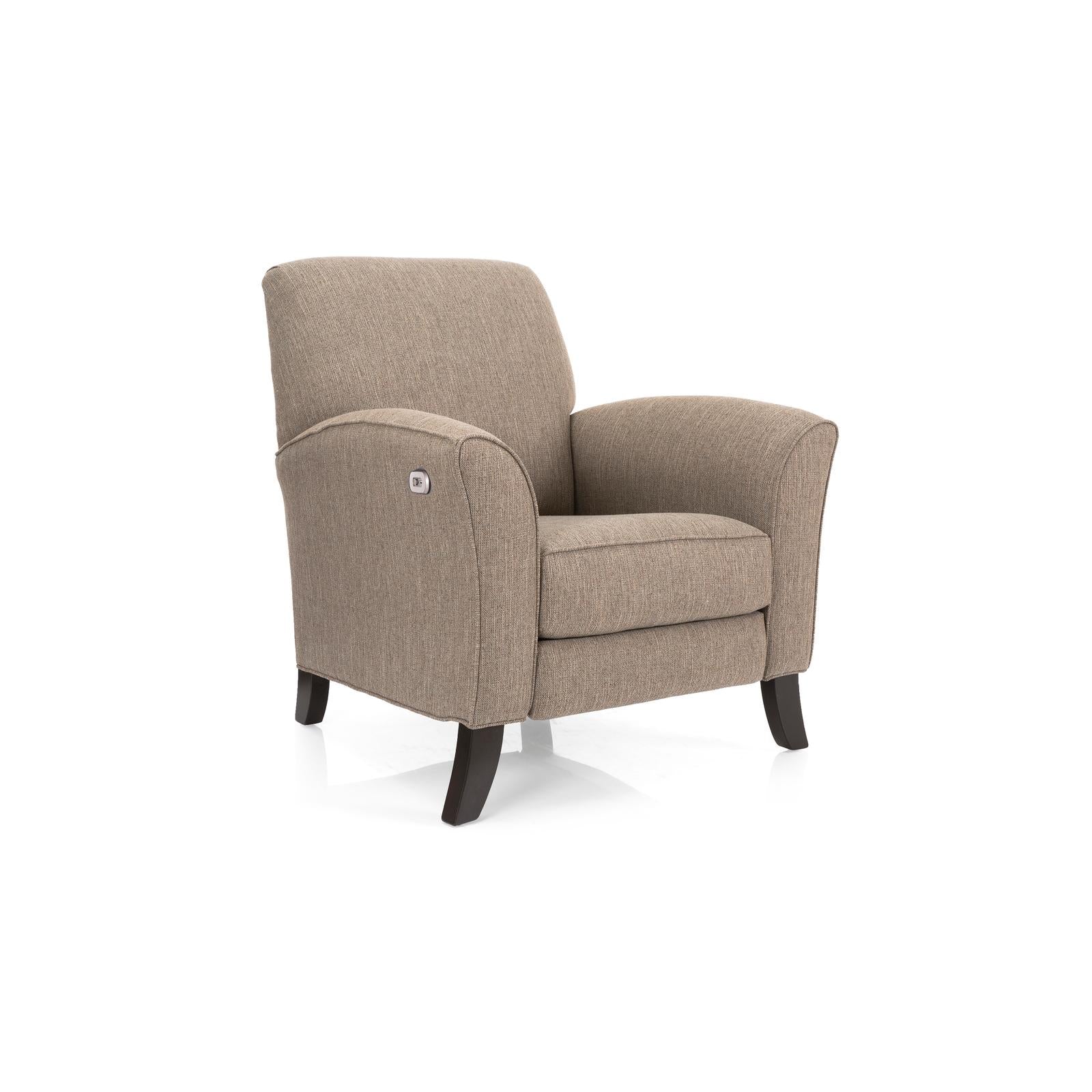 Decor-Rest Furniture Power Fabric Recliner 2751-PC Power Reclining Chair