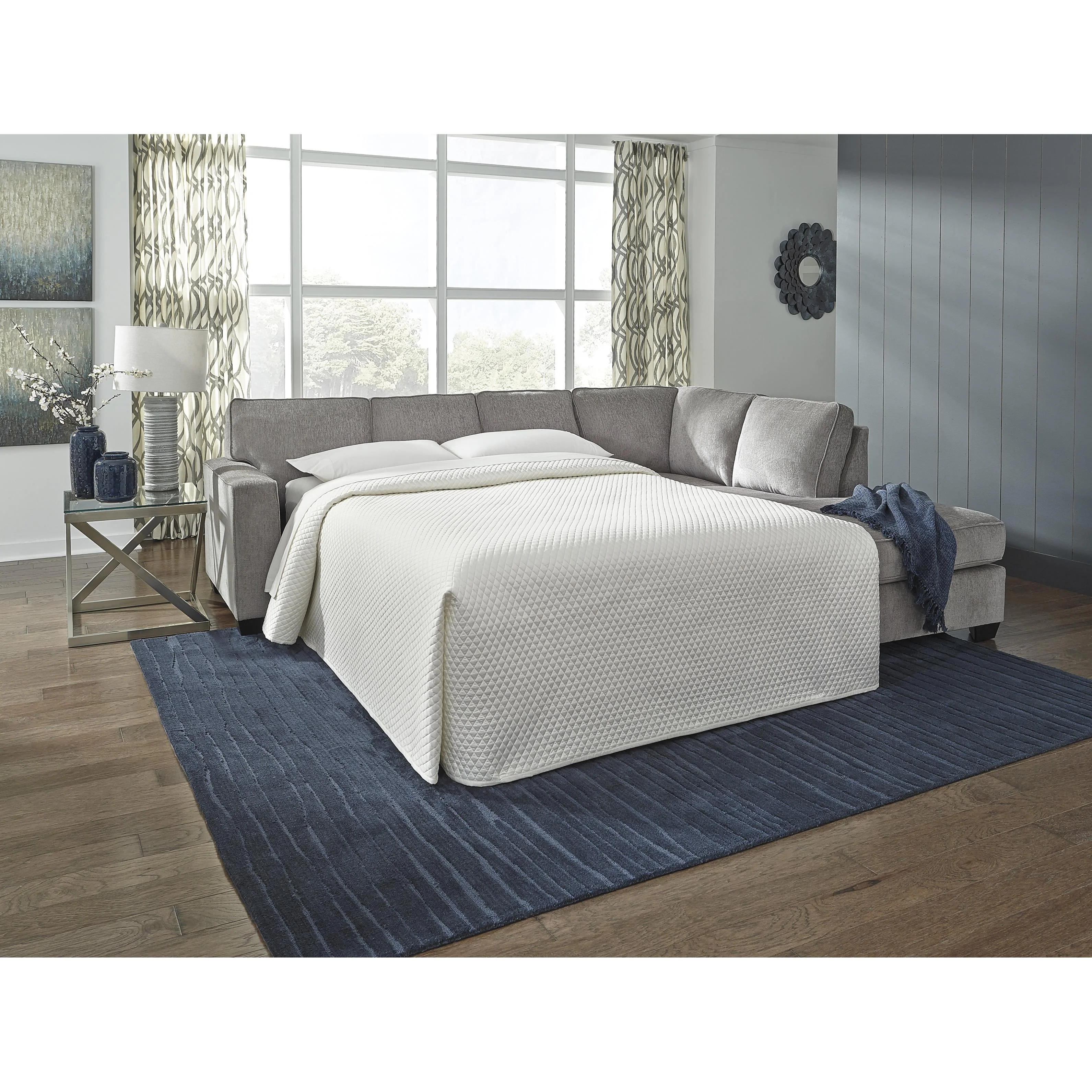 Signature Design by Ashley Altari Fabric Full Sleeper Sectional 8721410/8721417 - Image 3
