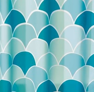 Shower Curtain, Scales - Image 2