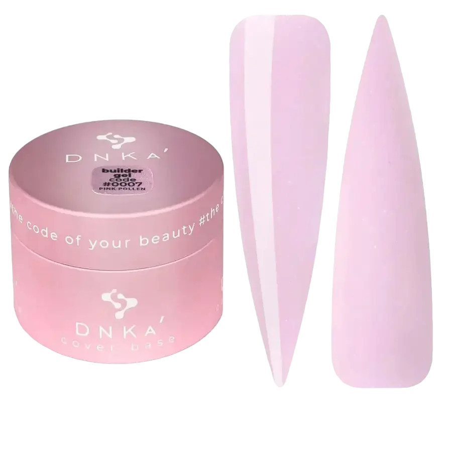 DNKa - BUILDER GEL #0007 PINK POLLEN 30ml - Image 1