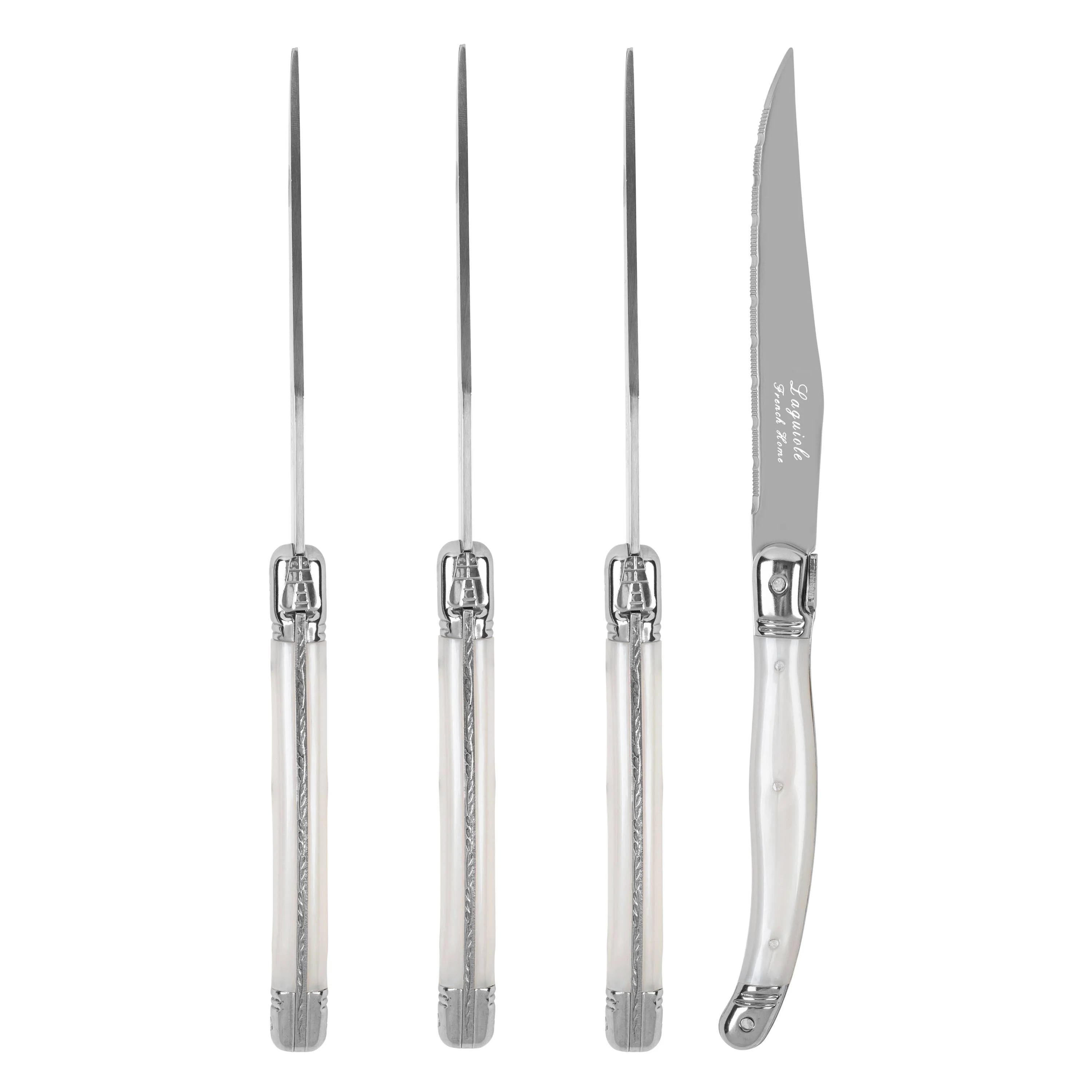 Steak Knife Set, Pearl