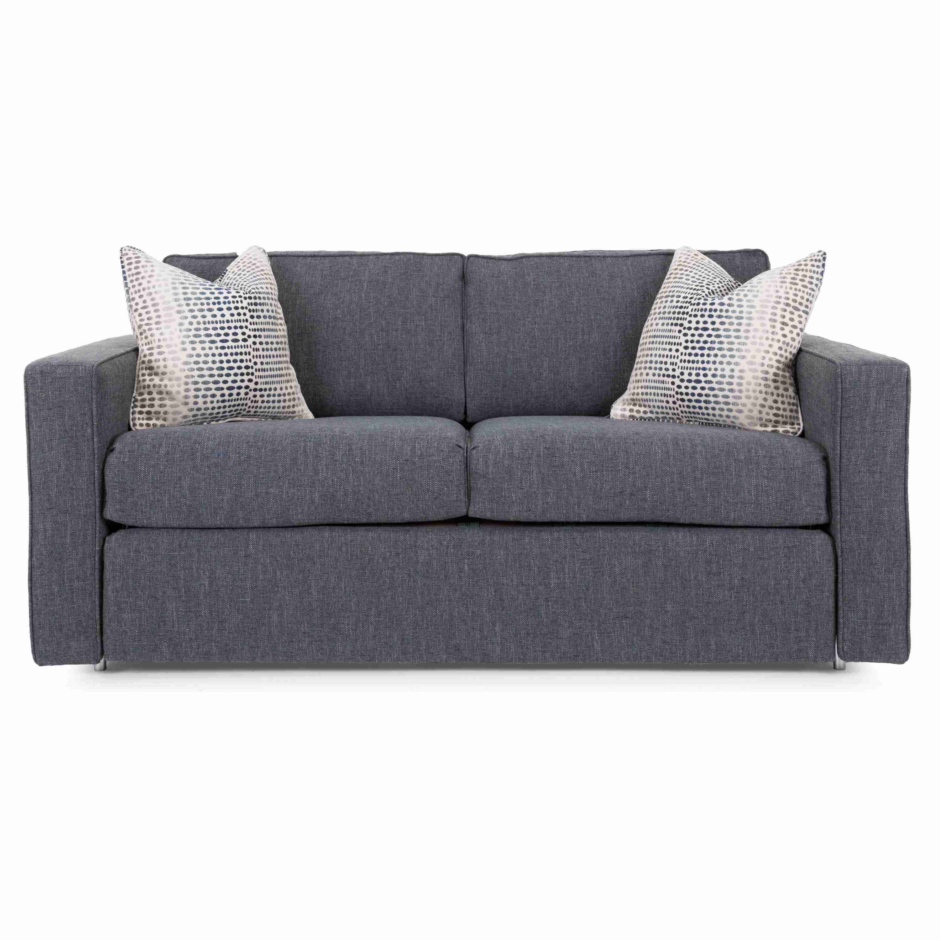 Decor-Rest Furniture Fabric Queen Sofabed 2T3QB Queen Sofabed – 2 Back Over 2 Seat