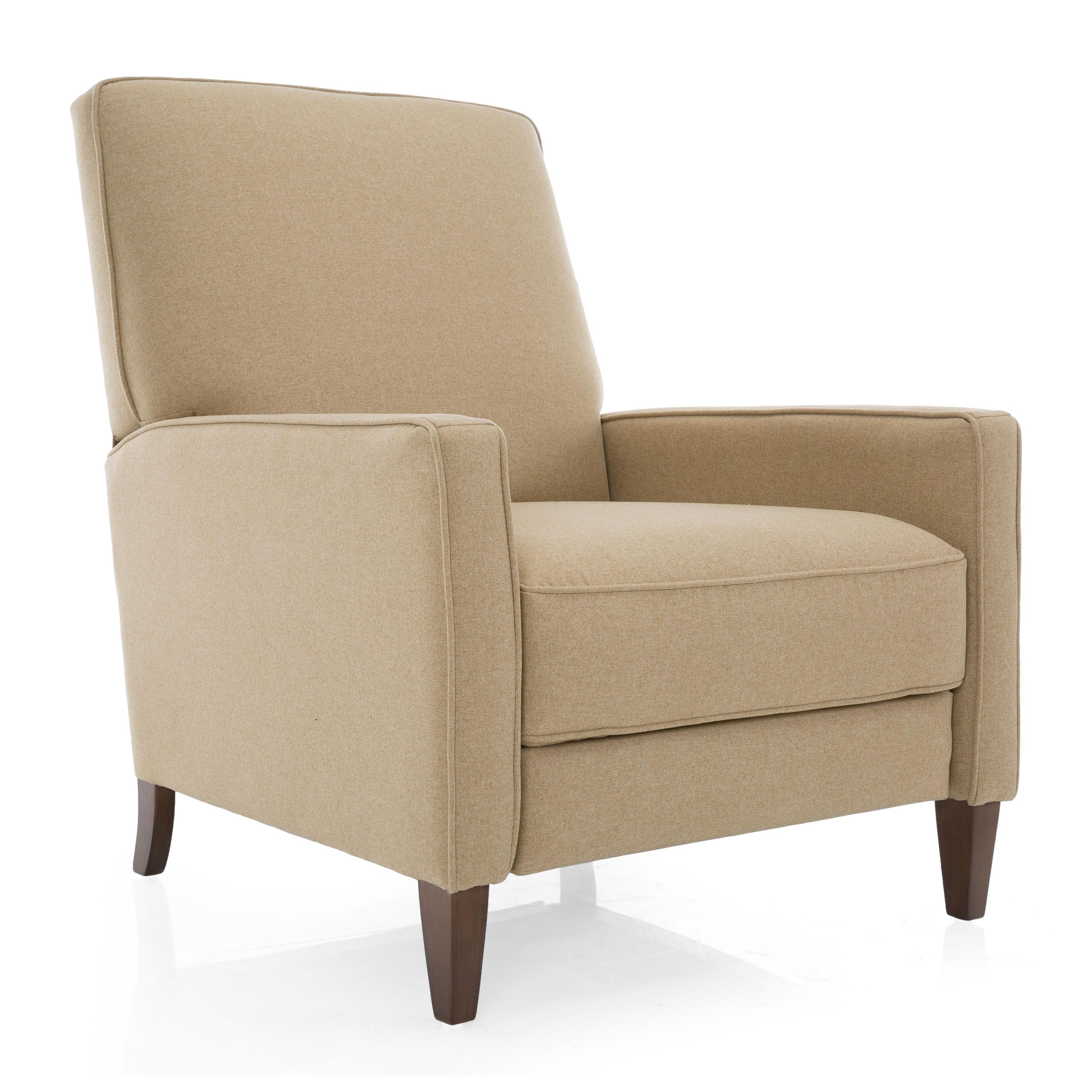 Decor-Rest Furniture Kick Back Power Fabric Recliner Kick Back 7612-PC Power Push Back Chair