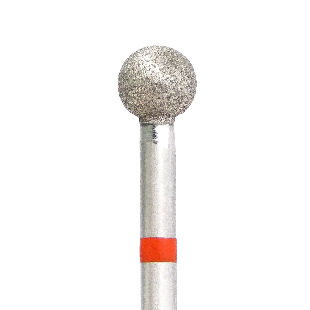 KMIZ - Diamond Nail Drill Bit Red Ball 5.0-F (#162) - Image 1