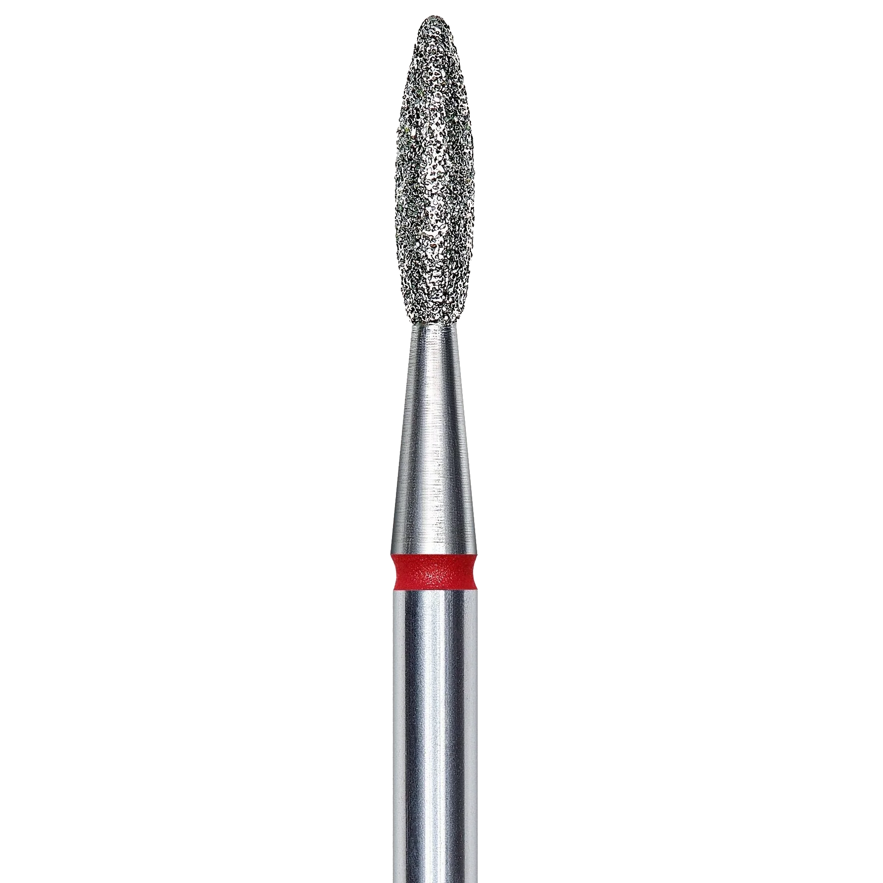 DIAMOND NAIL DRILL BIT, "FLAME", RED, HEAD DIAMETER 2.1/8MM (FA10R021/8) - STALEKS™ - Image 2
