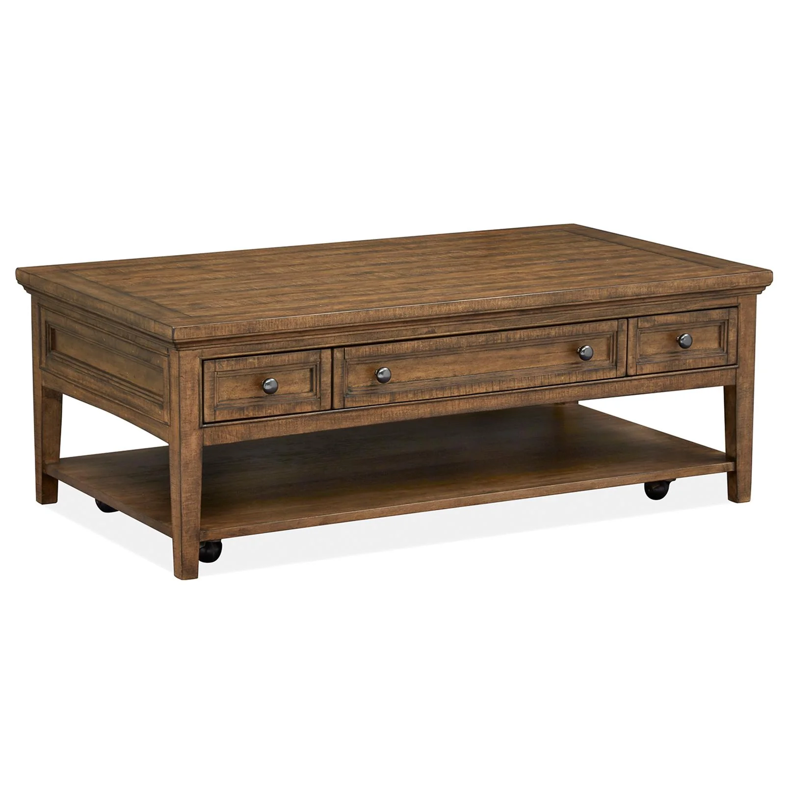 Magnussen Bay Creek T4398-43 Rectangular Cocktail Table with Casters