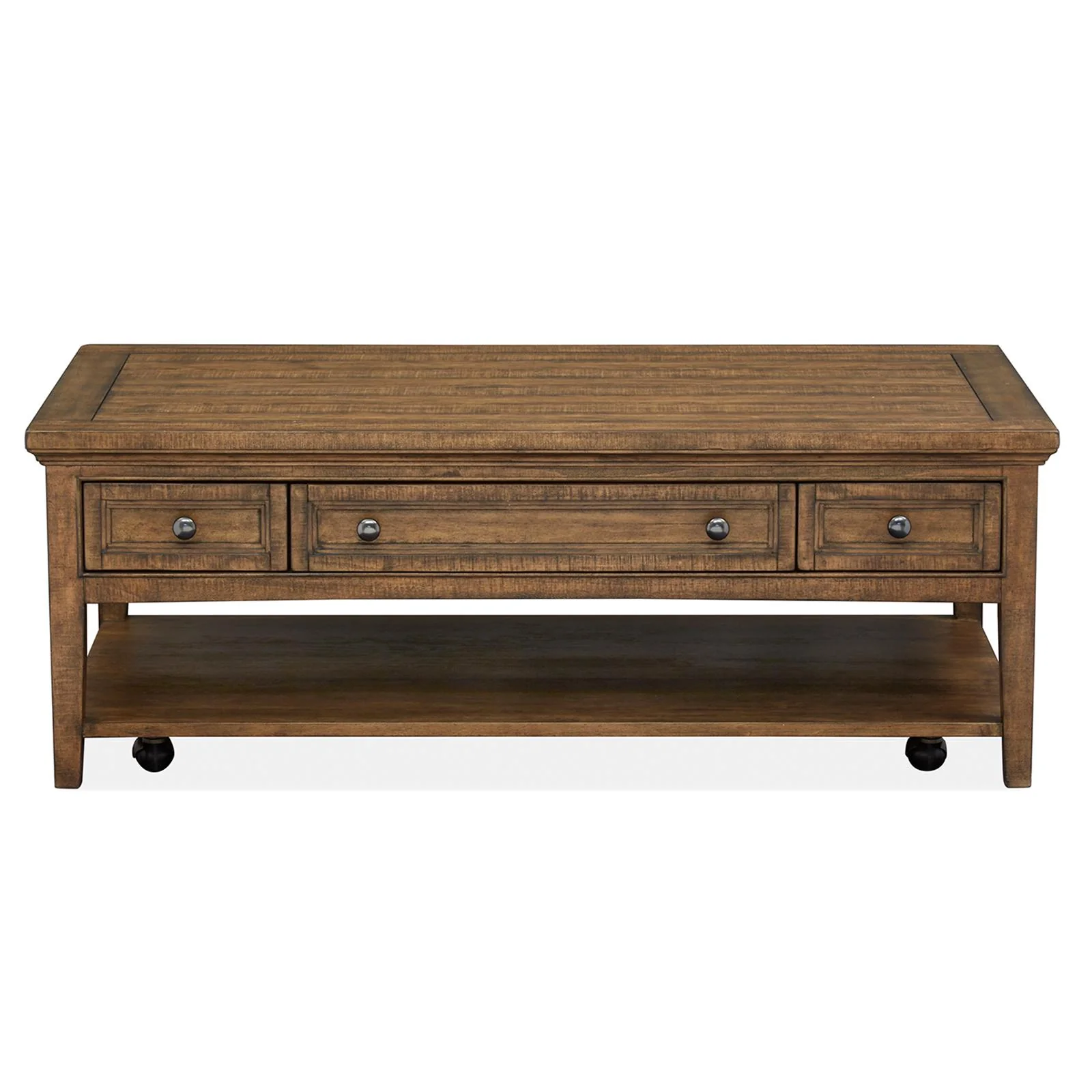 Magnussen Bay Creek T4398-43 Rectangular Cocktail Table with Casters - Image 2