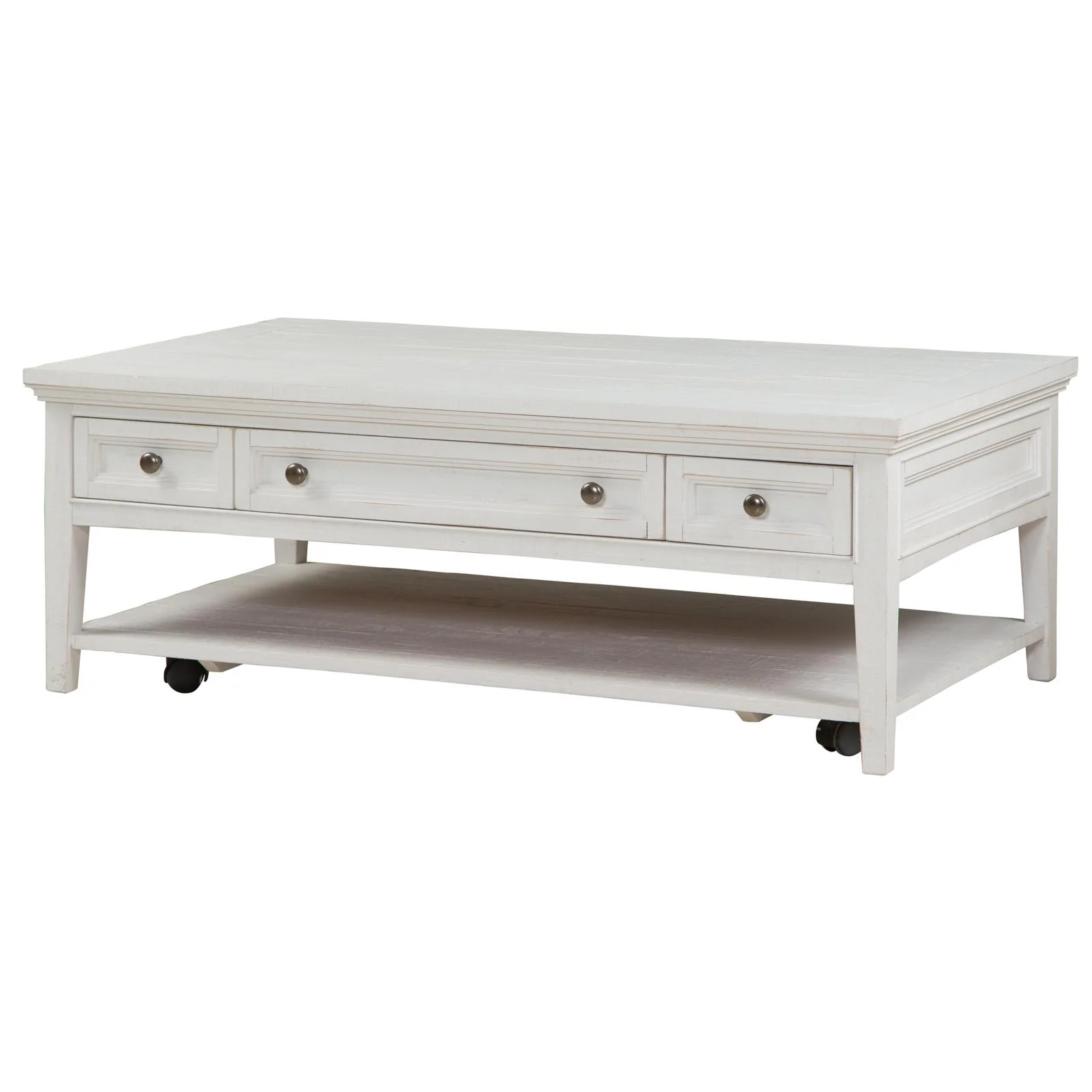 Magnussen Heron Cove T4400-43 Rectangular Cocktail Table with Casters - Image 2
