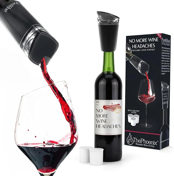 Drink Pure Wine Reusable Wine Purifier - Image 1