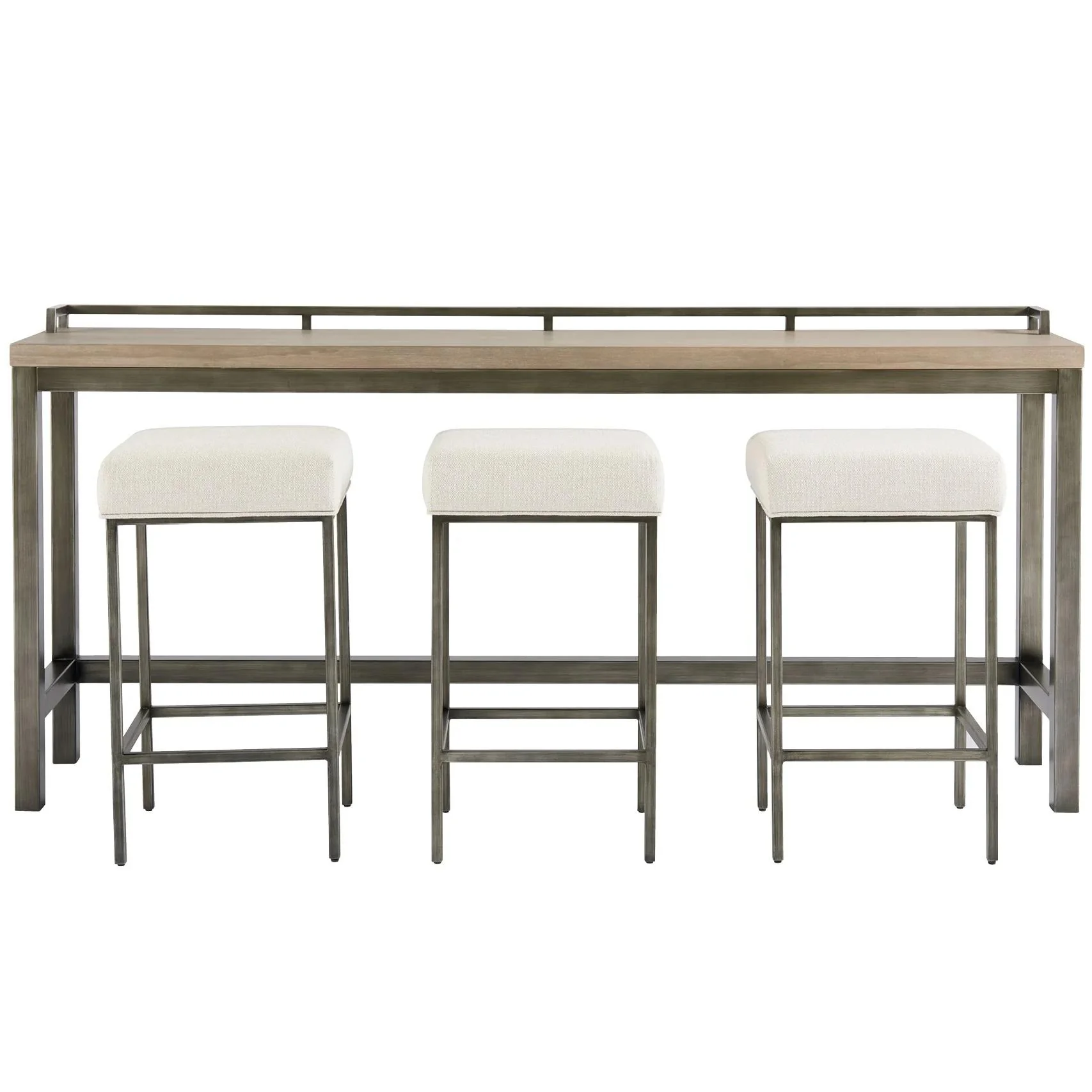 Universal Furniture Mitchell 749803 Console Table with 3 Stools