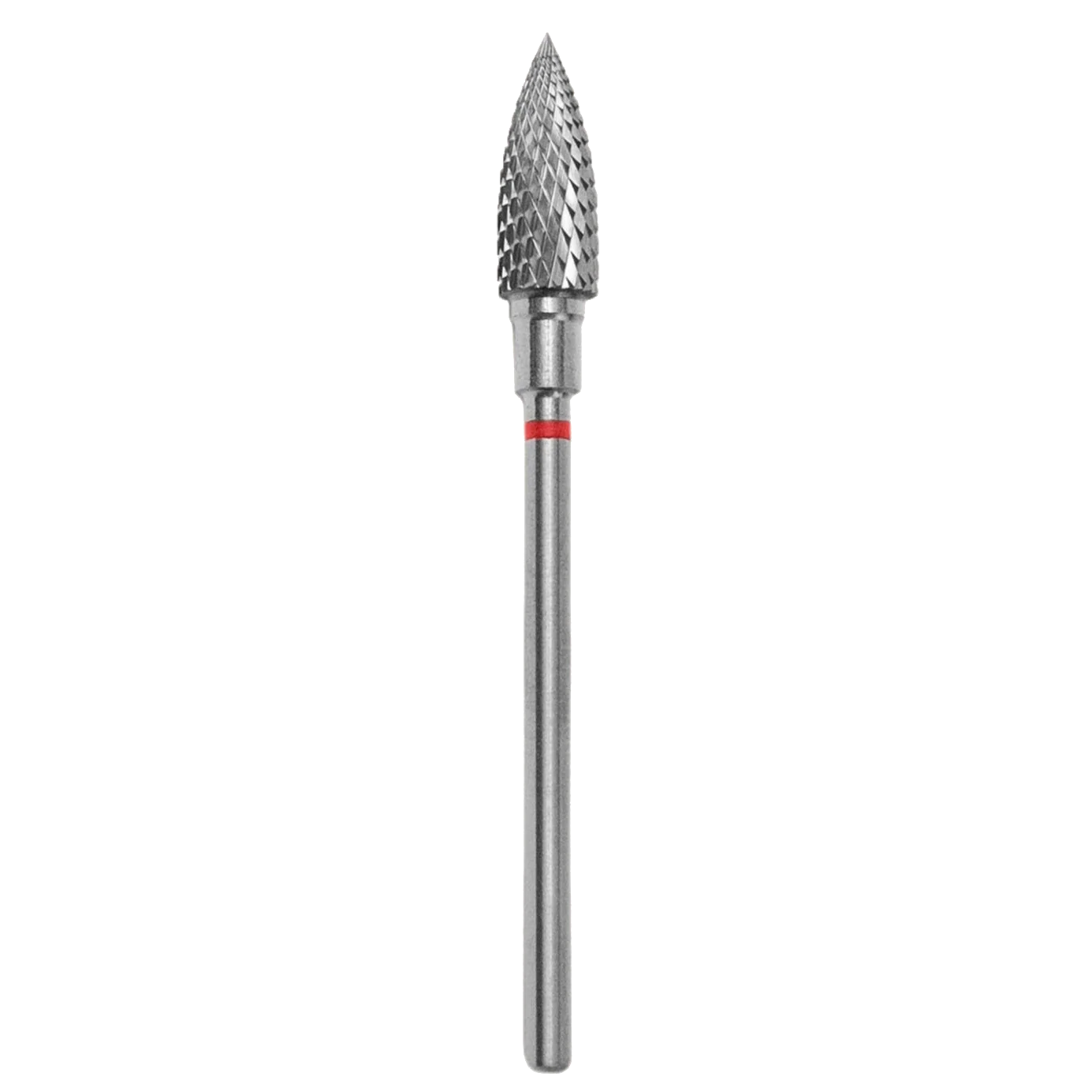 CARBIDE NAIL DRILL BIT, “FlAME”, RED, HEAD DIAMETER 5/13.5MM (FT10R050/13.5) (№75) – STALEKS™