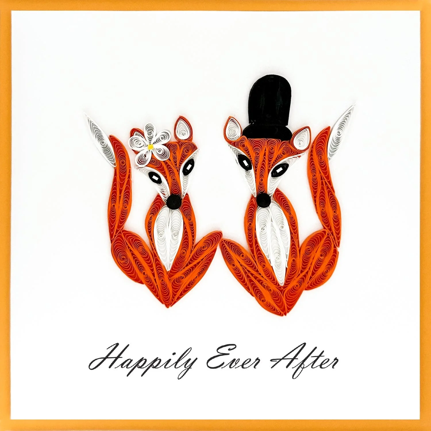 Quill Card, Fox Couple