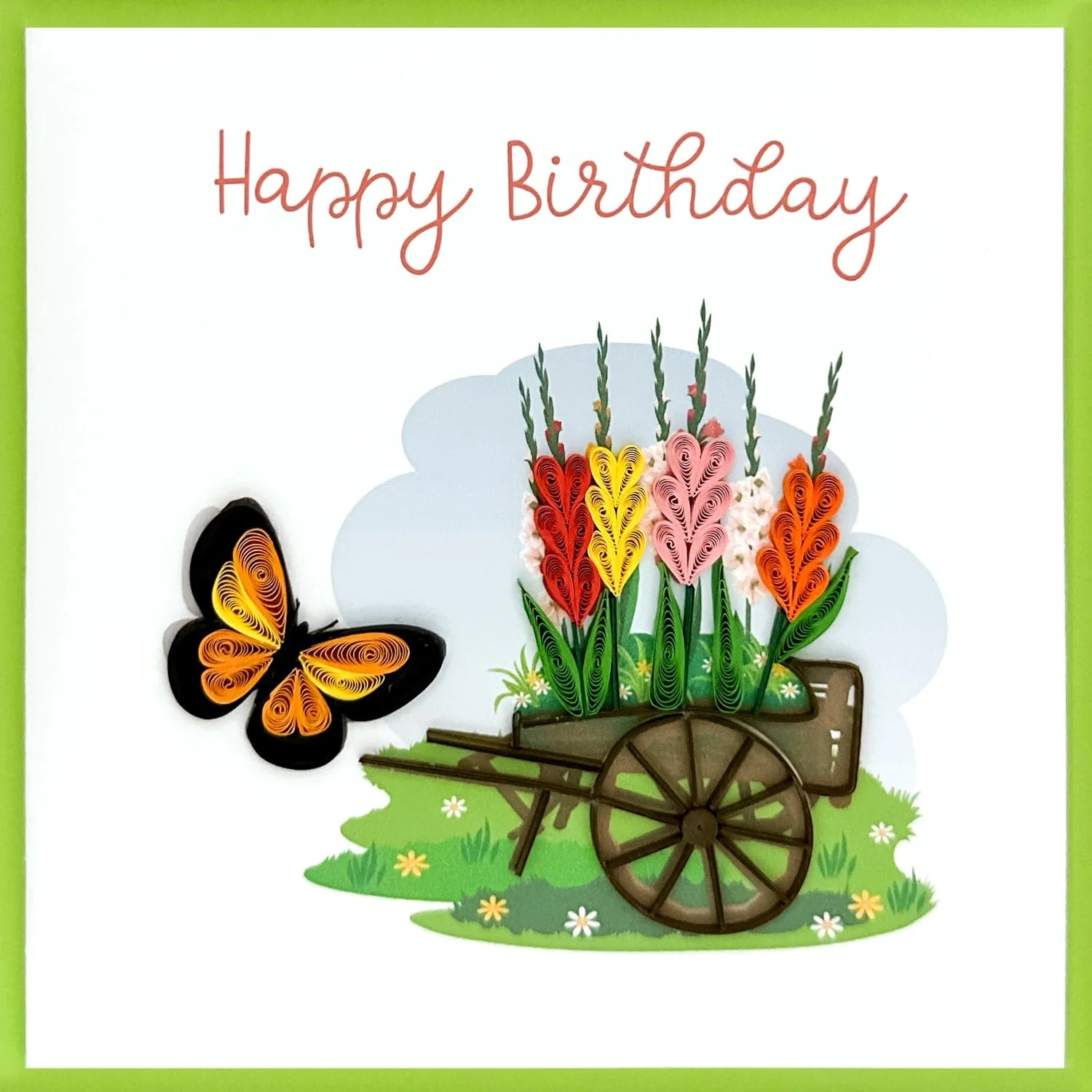 Quill Card, Butterfly Wagon