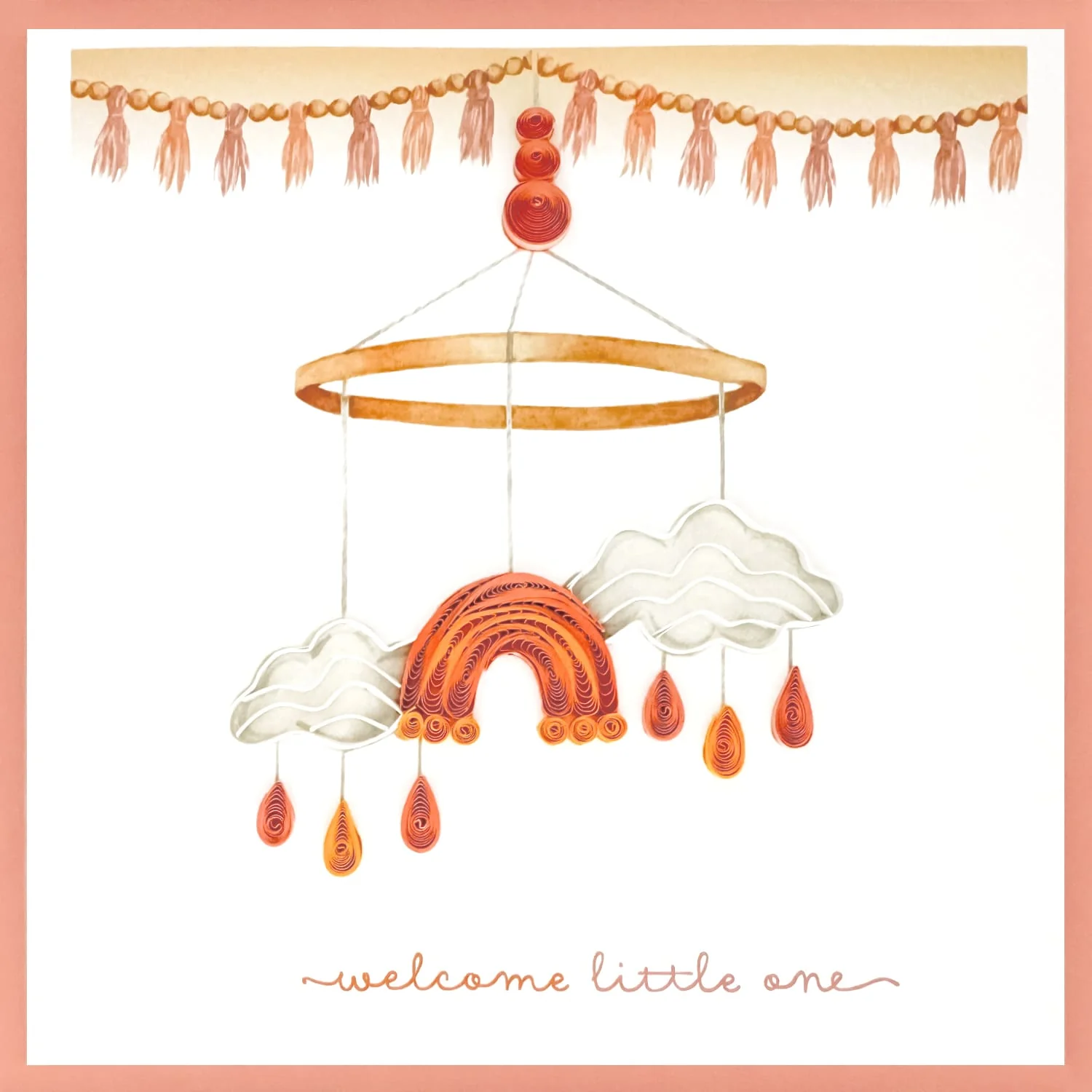 Quill Card, Baby Mobile