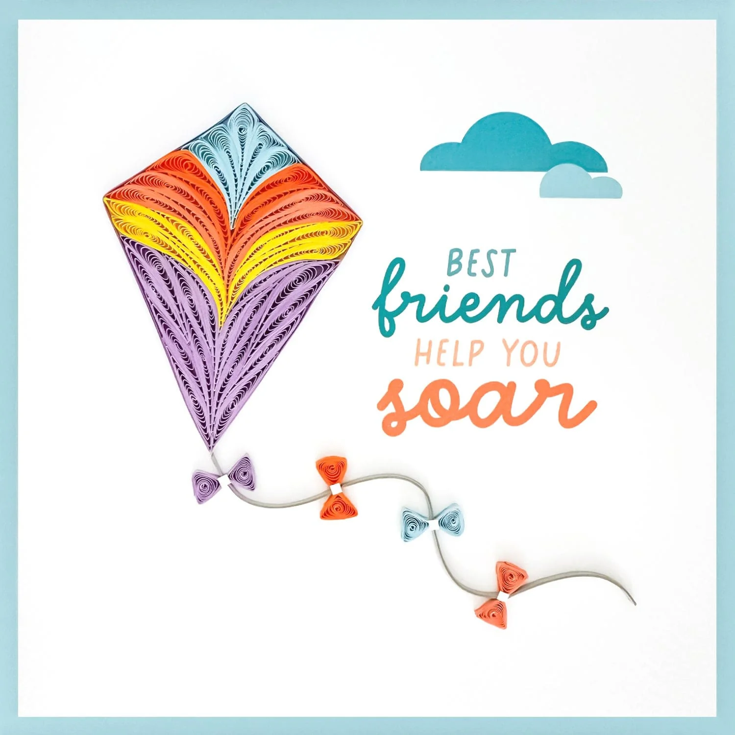Quill Card, Colourful Kite