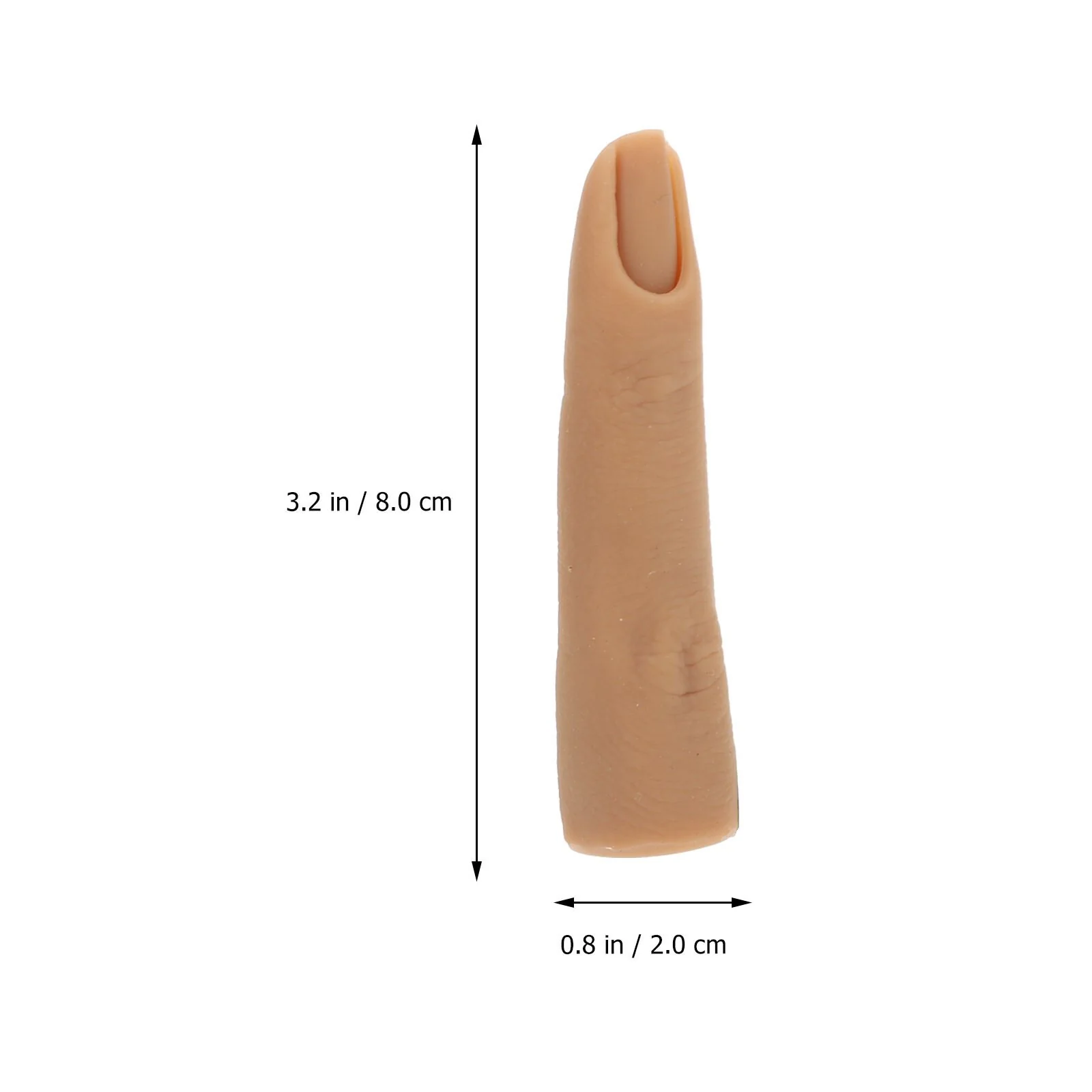 SILICONE NAIL PRACTICE FINGER 1:1 (1 psc) - Image 2