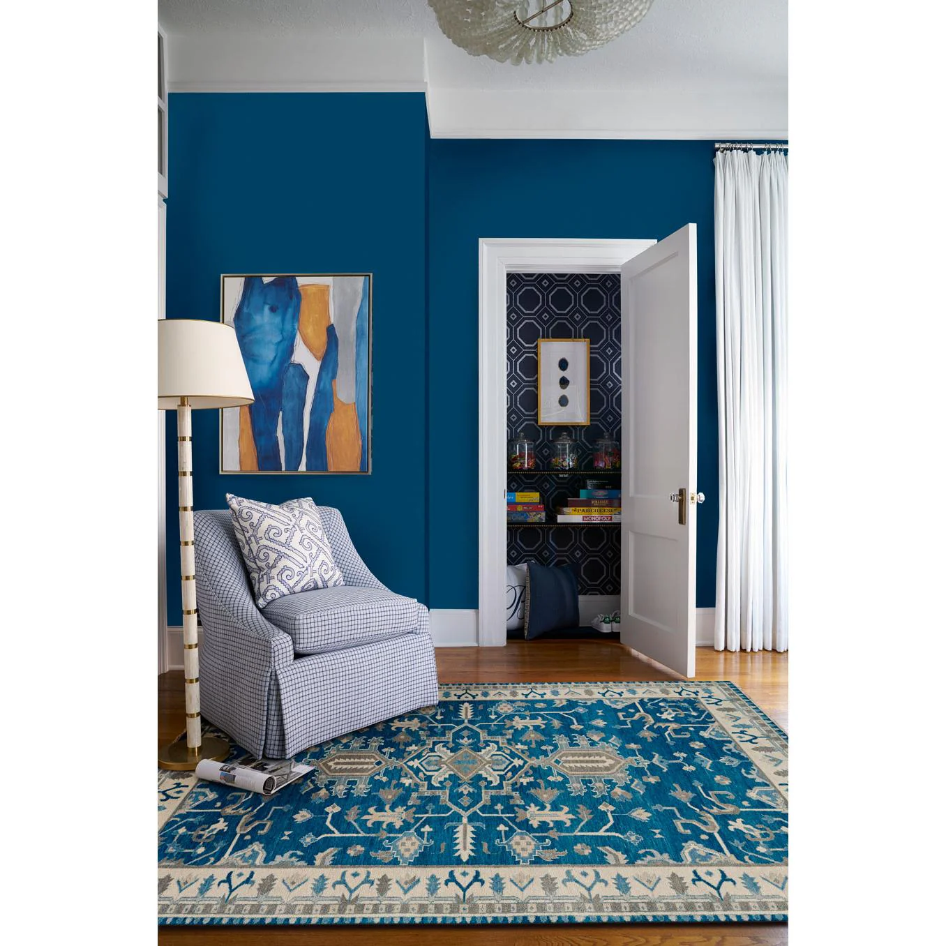 Capel Solace 1094-440 5' x 8' Rug - Moonlight - Image 3