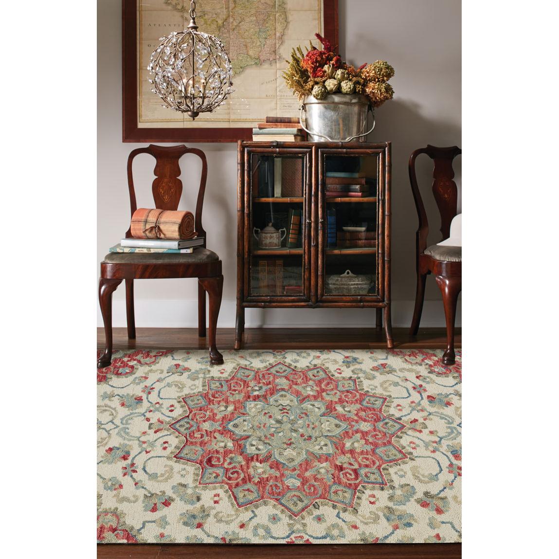Capel Avanti-Palani Ivory Bloom - Rectangle - 5' 0" x 8' 0" - Image 2