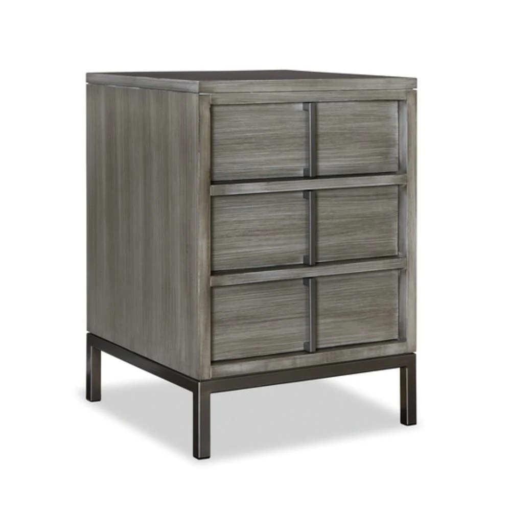 Durham Furniture Milestone 3-Drawer Nightstand 196-204 - Image 1