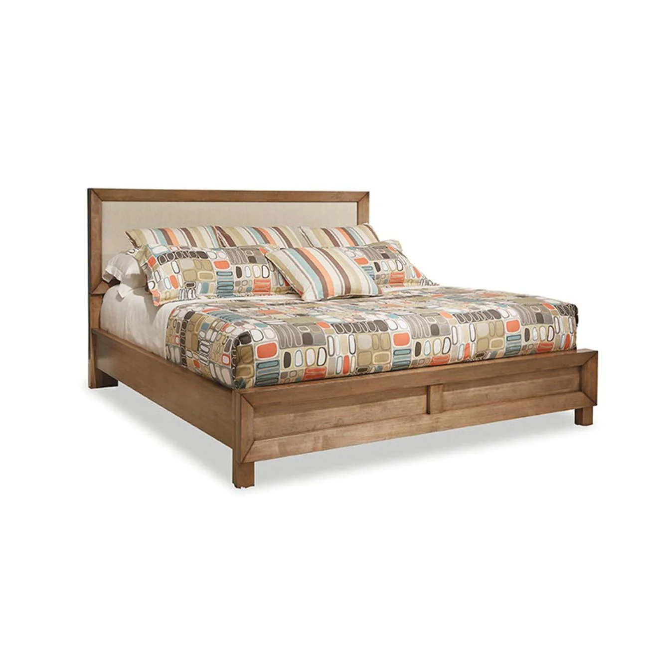 Durham Furniture Odyssey King Upholstered Panel Bed 186-145 - Image 1