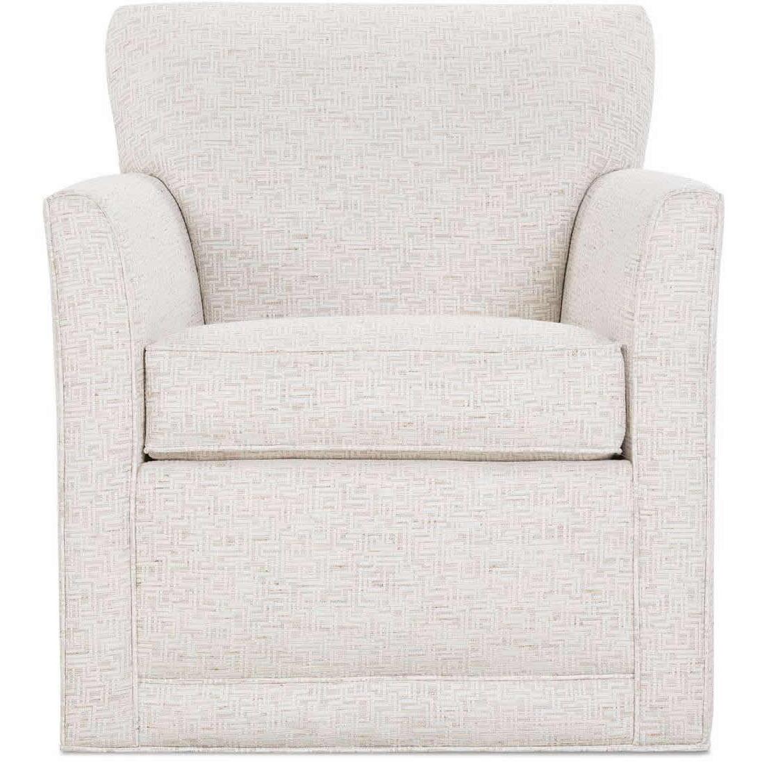 Rowe Furniture Times Square Swivel Fabric Chair C181-016 13580-17 - Image 2