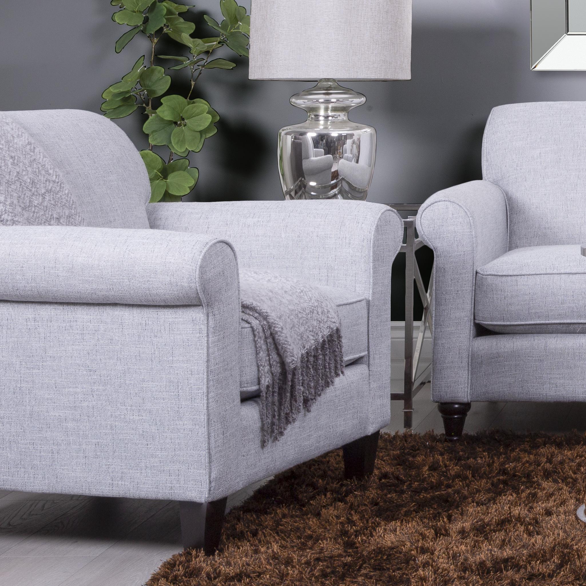 Decor-Rest Furniture 2963-C Chair – Victoria Grey