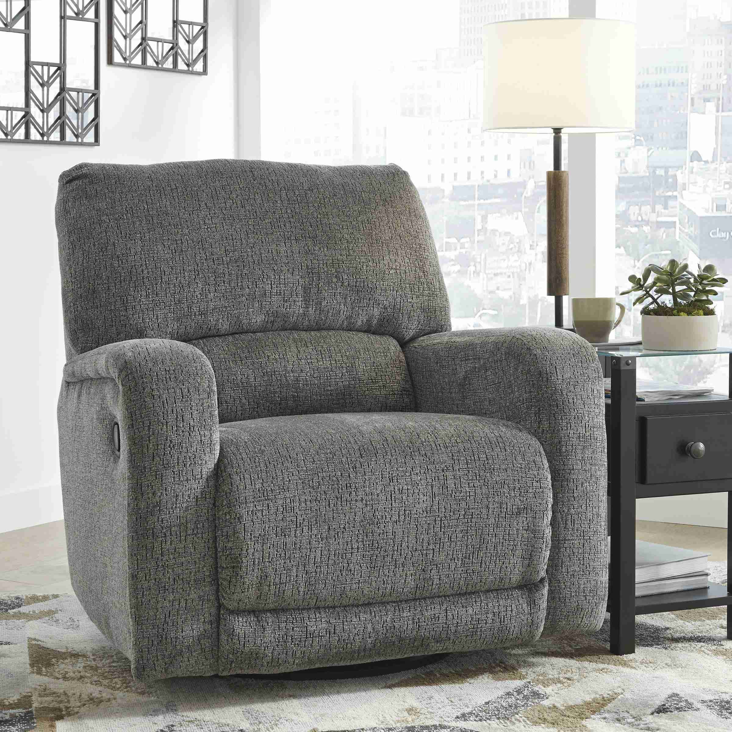 Signature Design by Ashley Wittlich 5690161 Swivel Glider Recliner - Image 3
