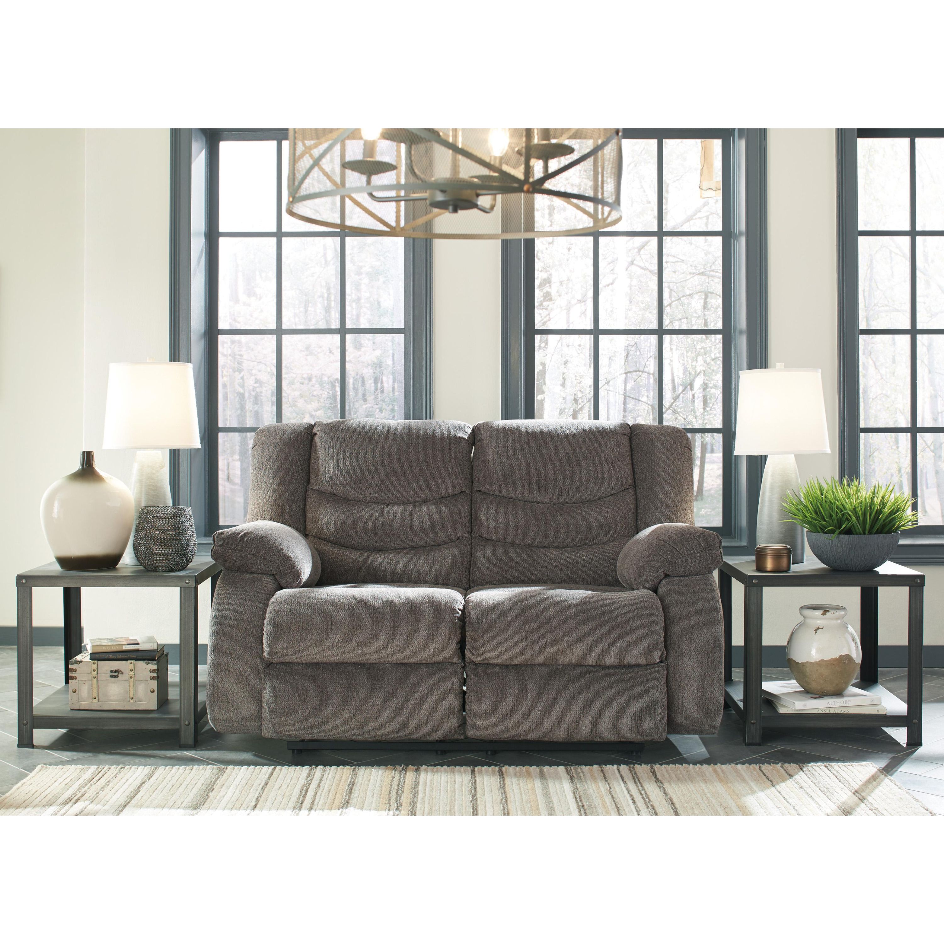 Signature Design by Ashley Tulen 9860686 Reclining Loveseat - Image 3