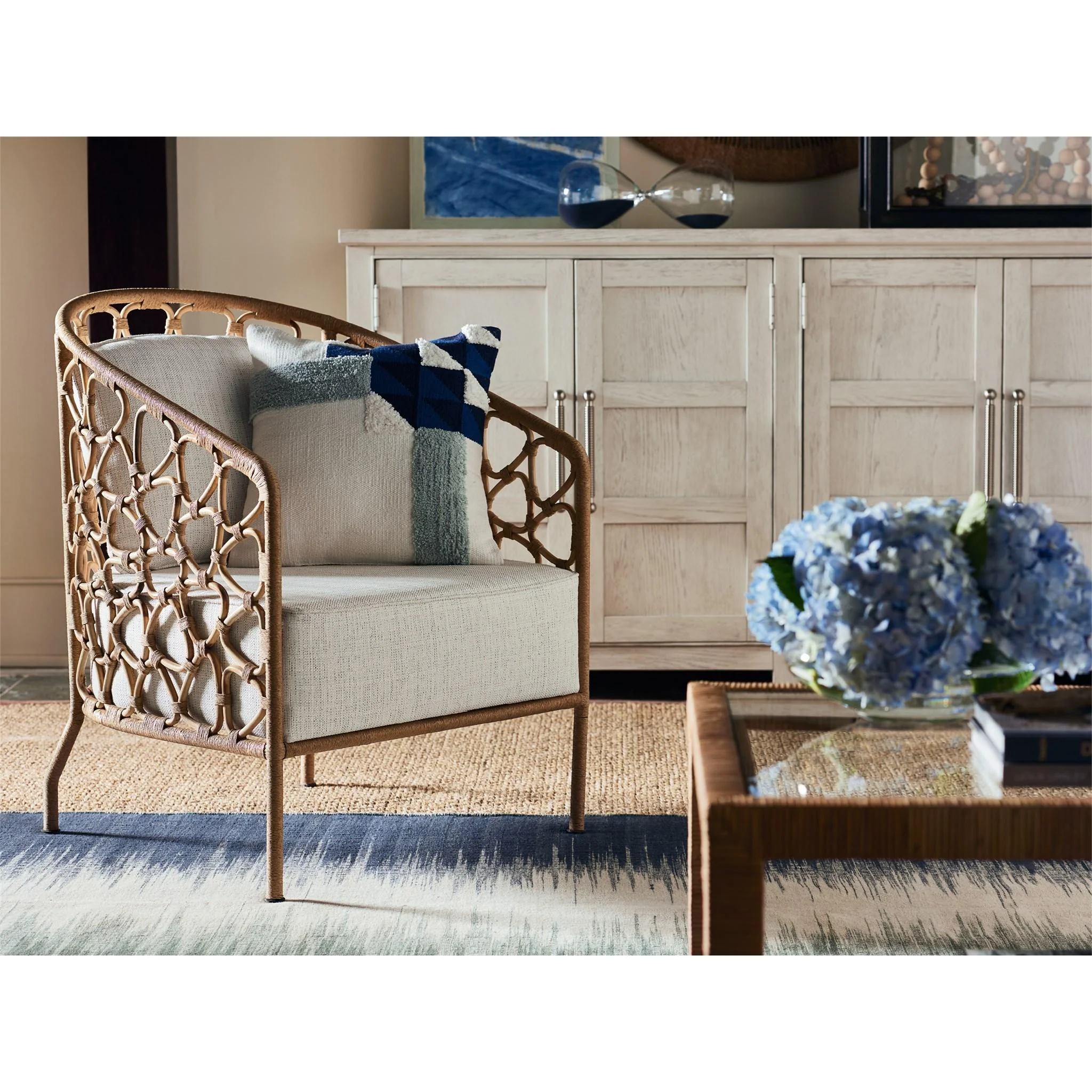 Universal Furniture Pebble 833839 Accent Chair - Dover Natural - Image 3