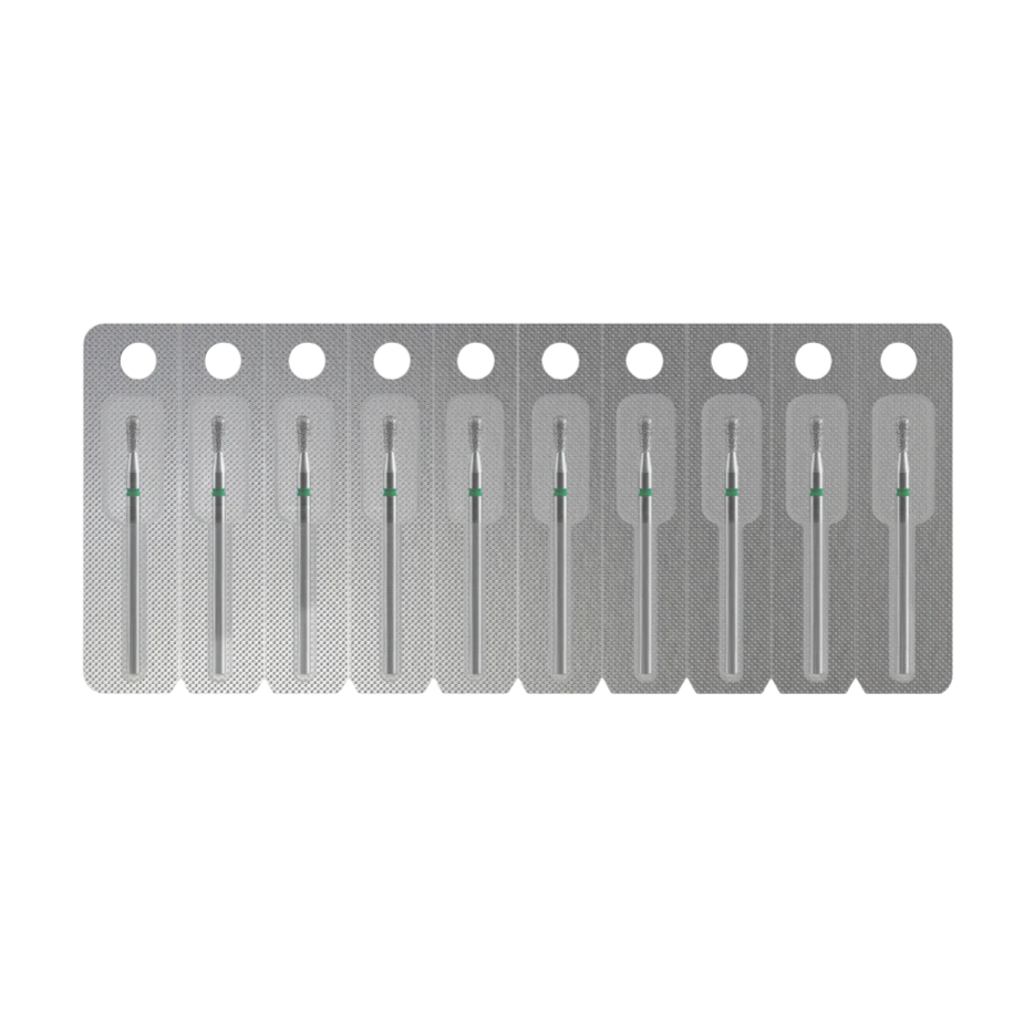 STALEKS - Diamond nail drill bit, "Match", green, EXPERT 2.3/5 mm (FA120G023/5) - Image 3