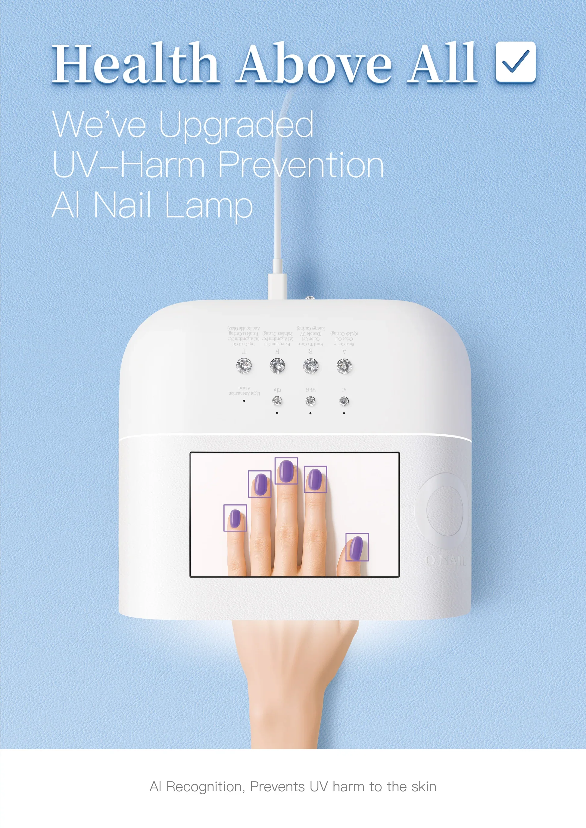 O NAIL AI UV Nail Lamp - Image 3
