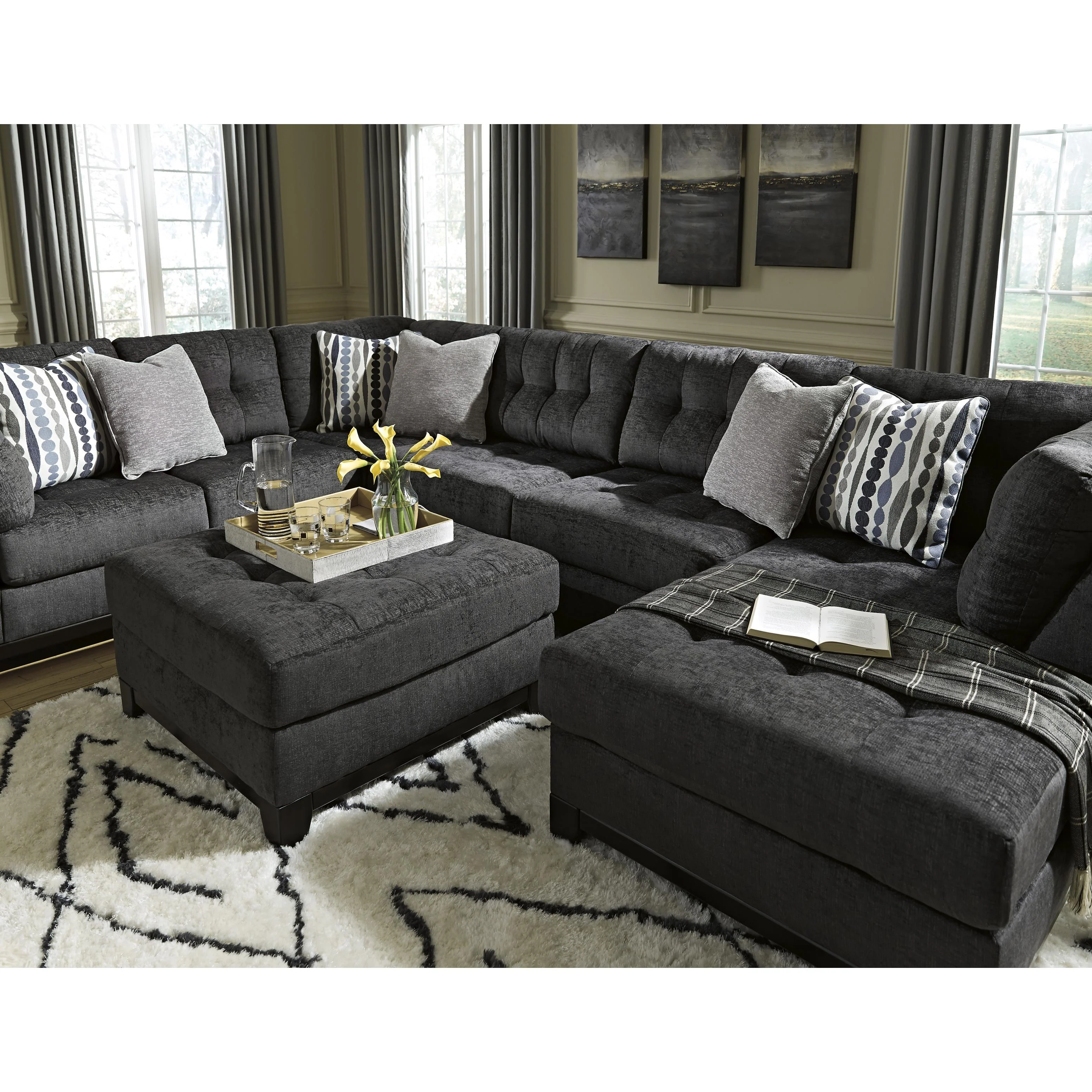 Ashley Reidshire 6762208 Oversized Accent Ottoman - Image 3