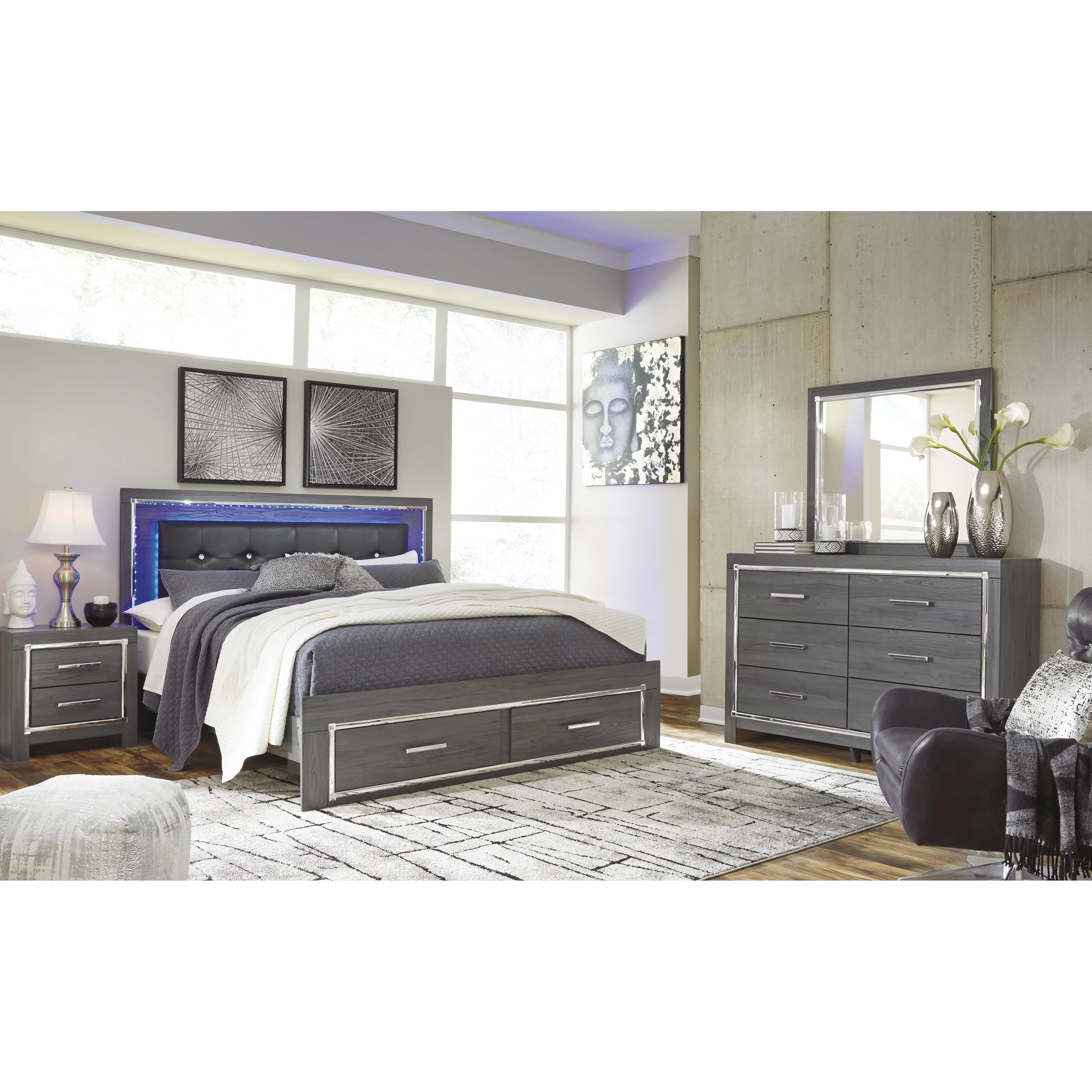 Signature Design by Ashley Lodanna B214B1 Dresser and Mirror - Image 3