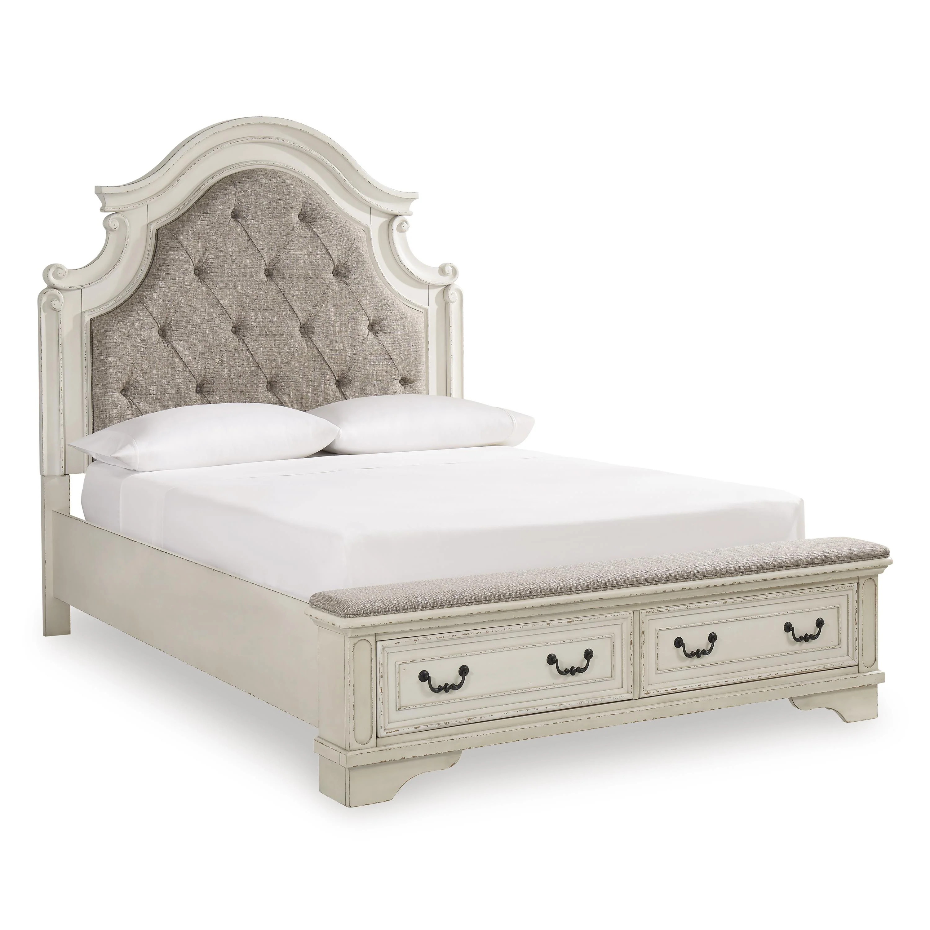Signature Design by Ashley Realyn B743B18 Queen Upholstered Bed - Image 1