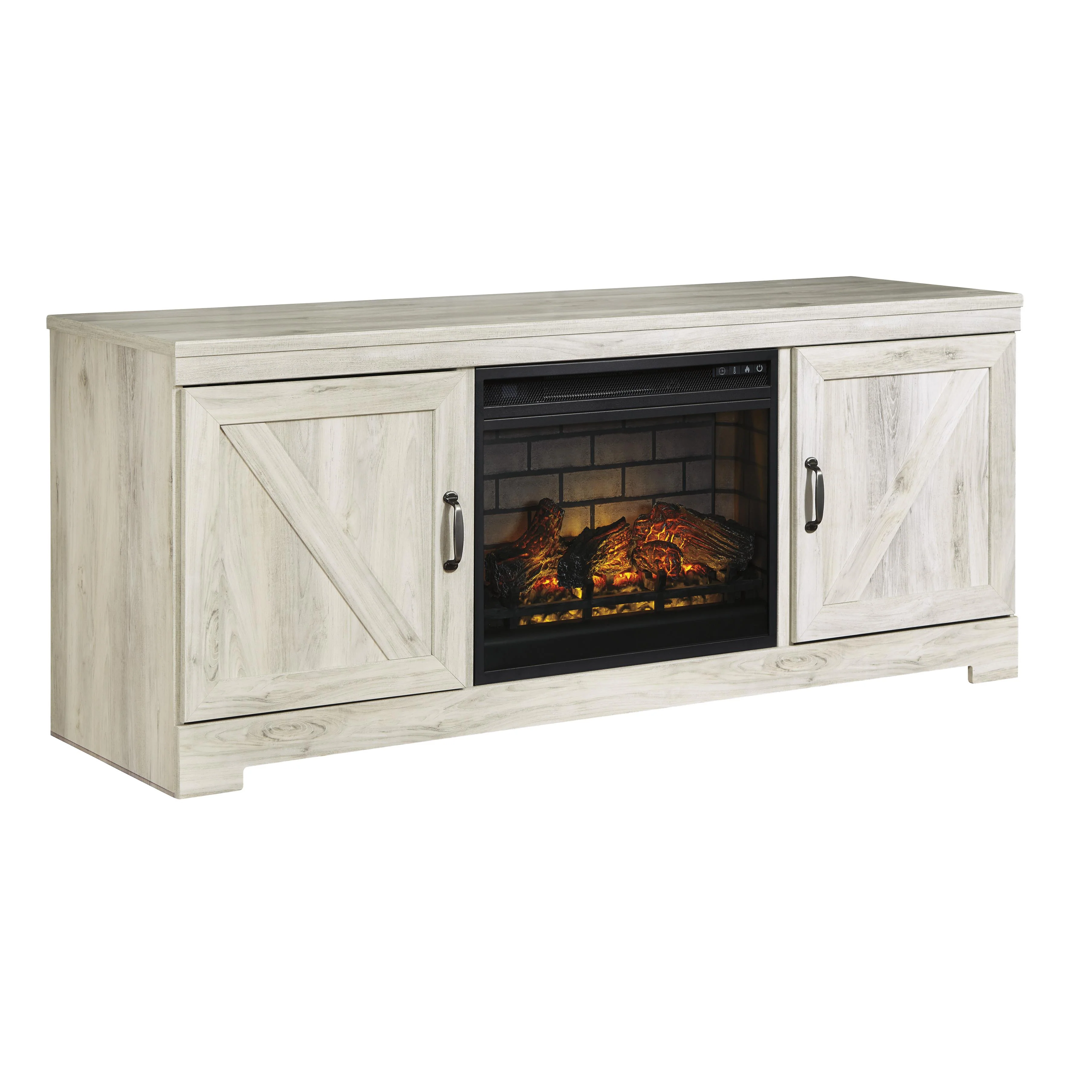 Signature Design by Ashley Bellaby W331W9 63″ TV Stand with Electric Fireplace