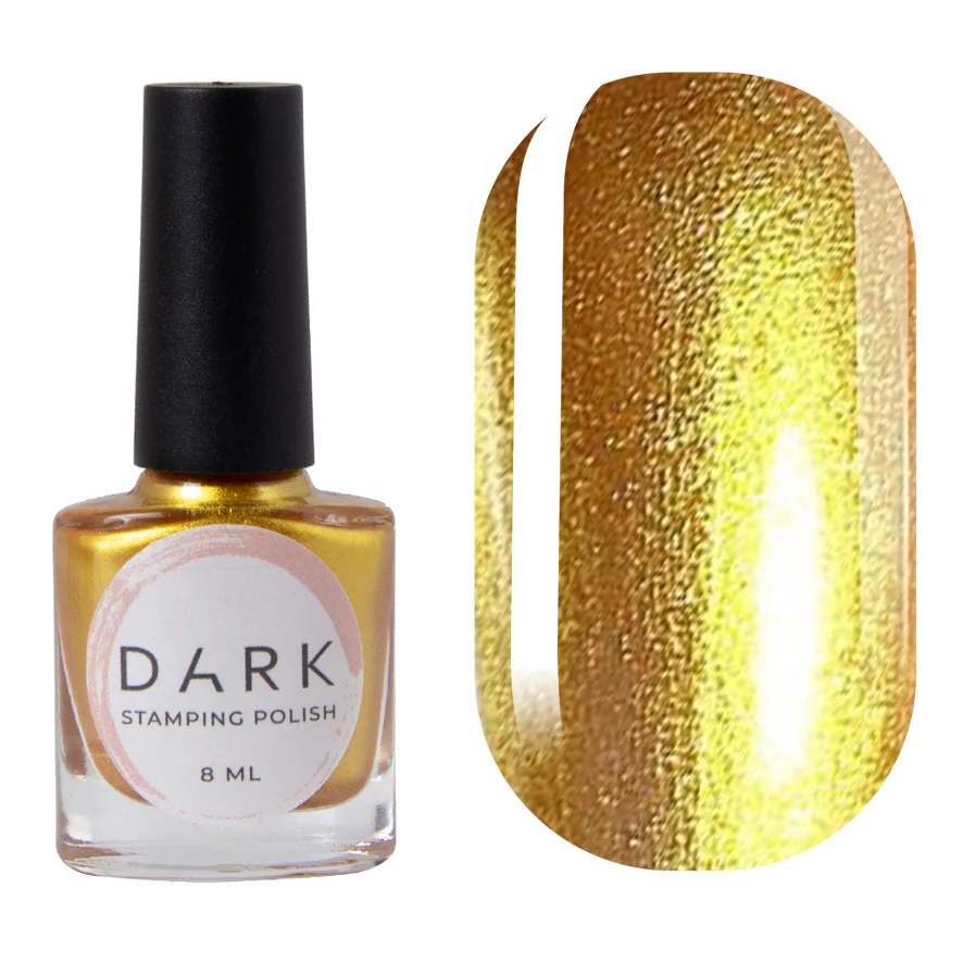 DARK Stamping Polish Gold #04, 10ml