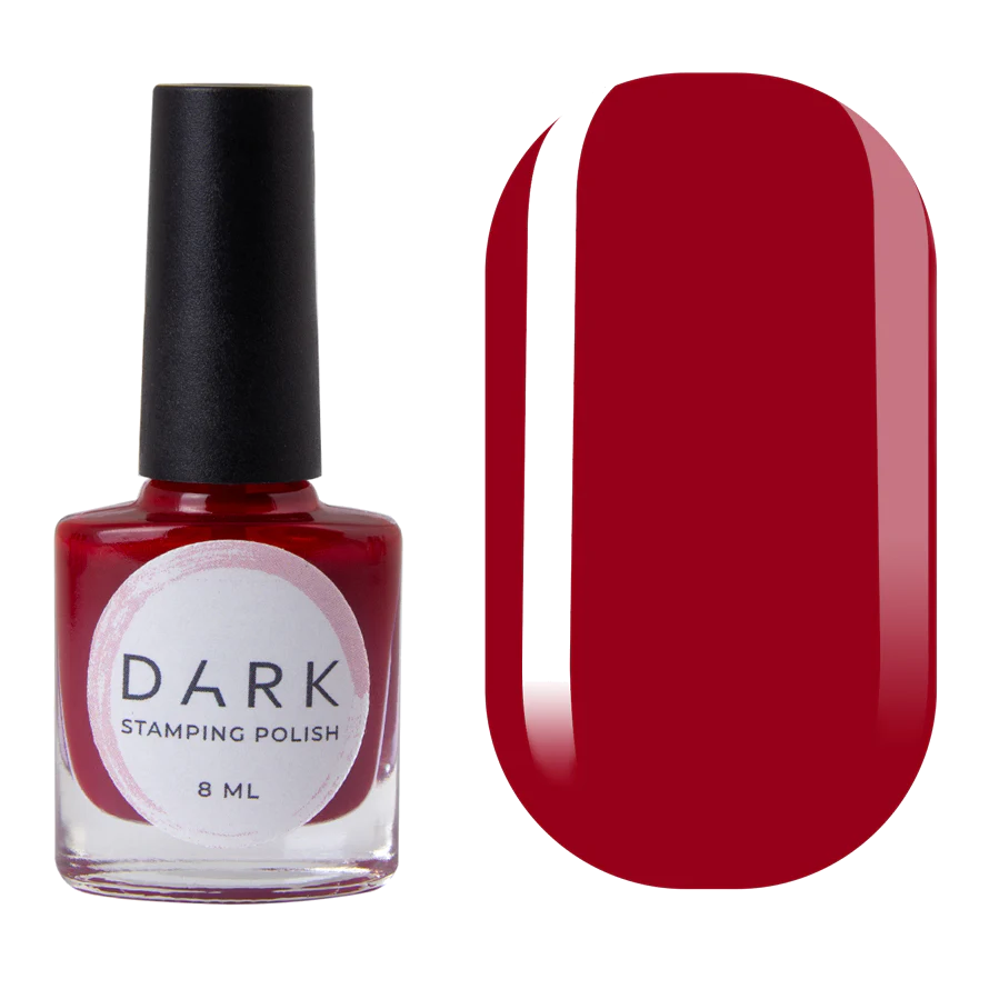 DARK Stamping Polish Red #06, 10ml