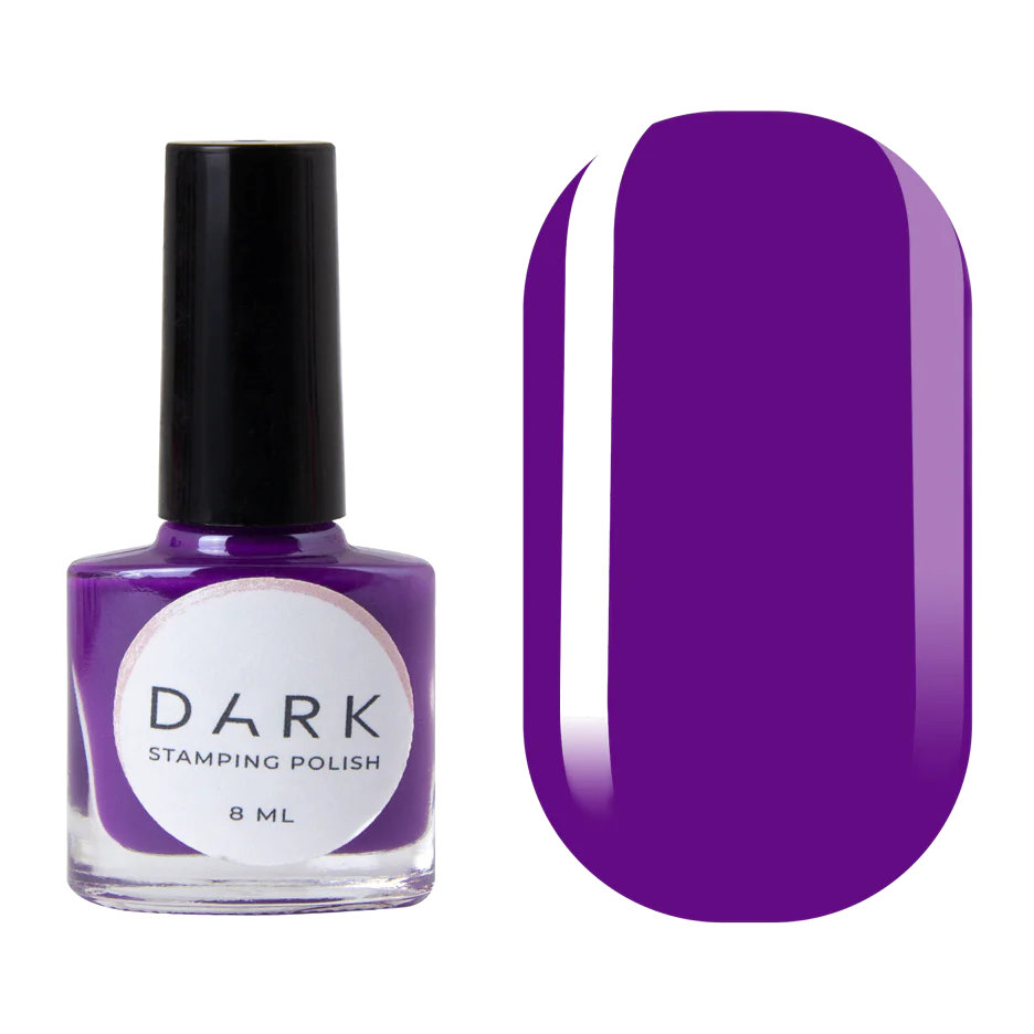 DARK Stamping Polish Purple #08, 8ml - Image 1