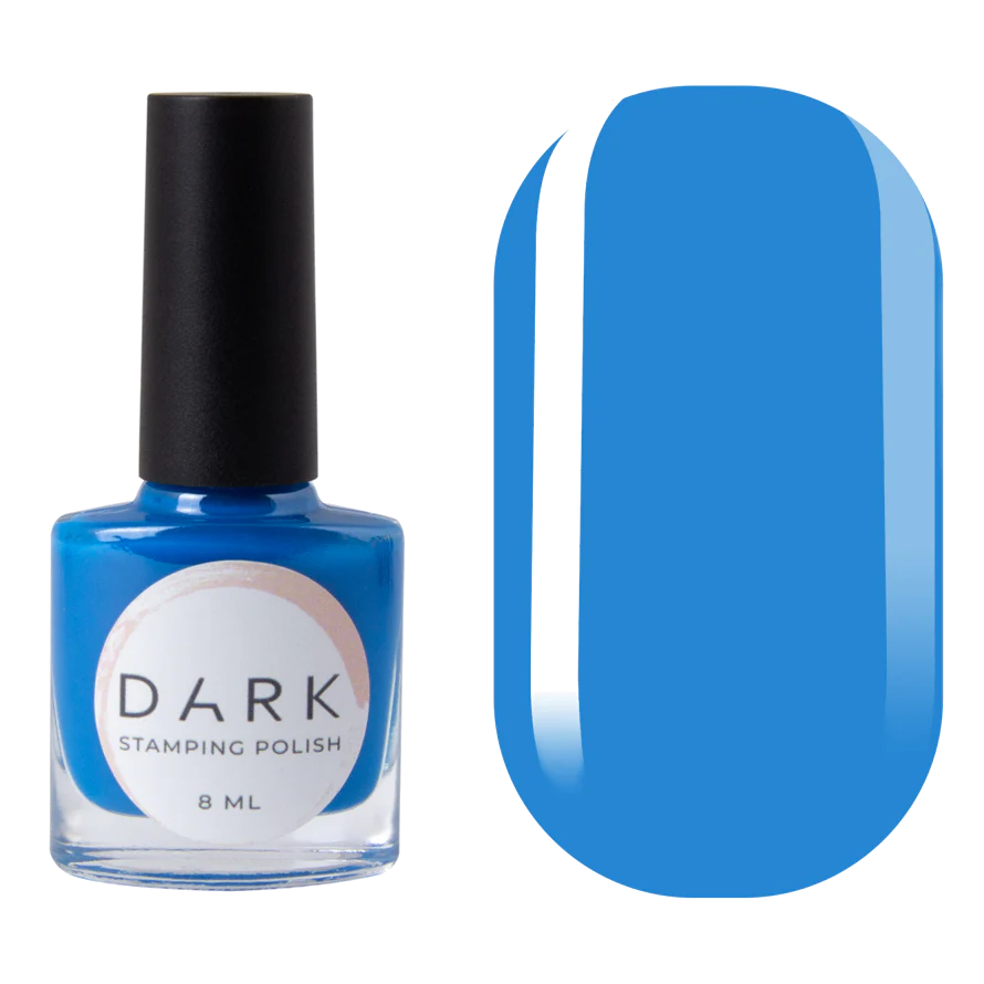 DARK Stamping Polish Blue #10, 10ml