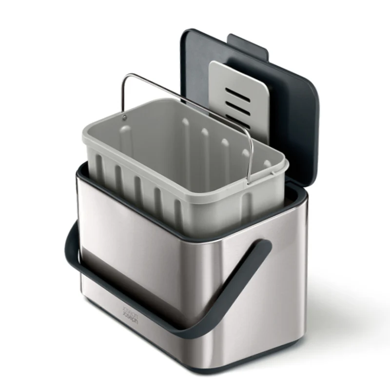 Compost Bin, Stainless Steel - Image 2