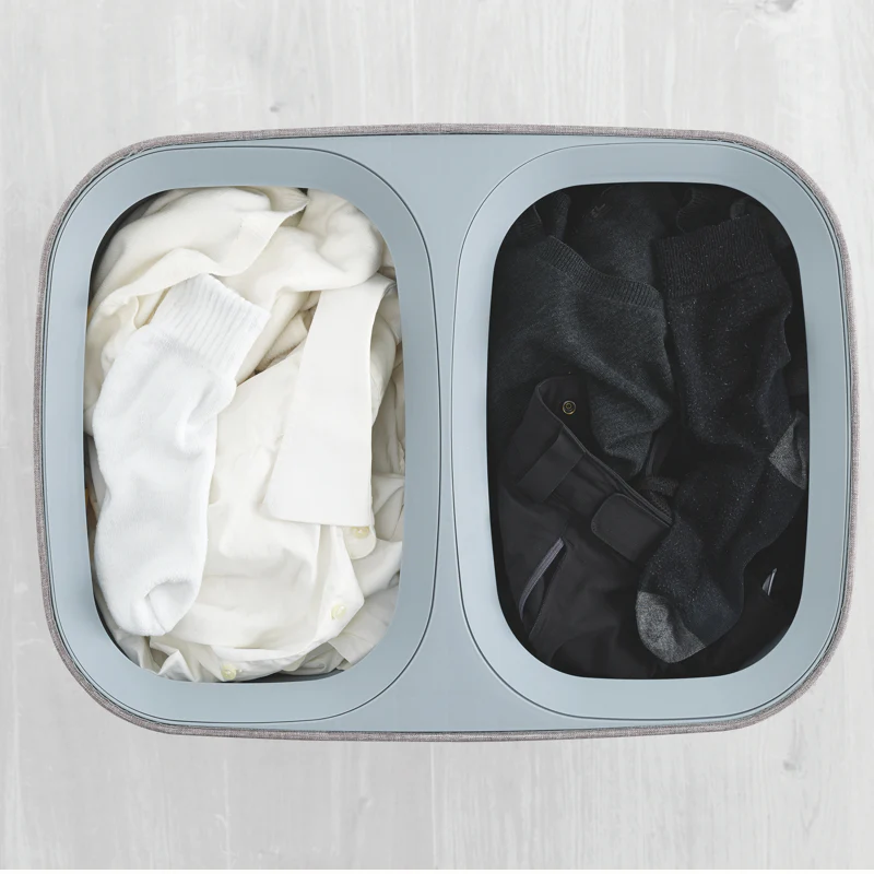 Laundry Basket, 90L Gray - Image 3