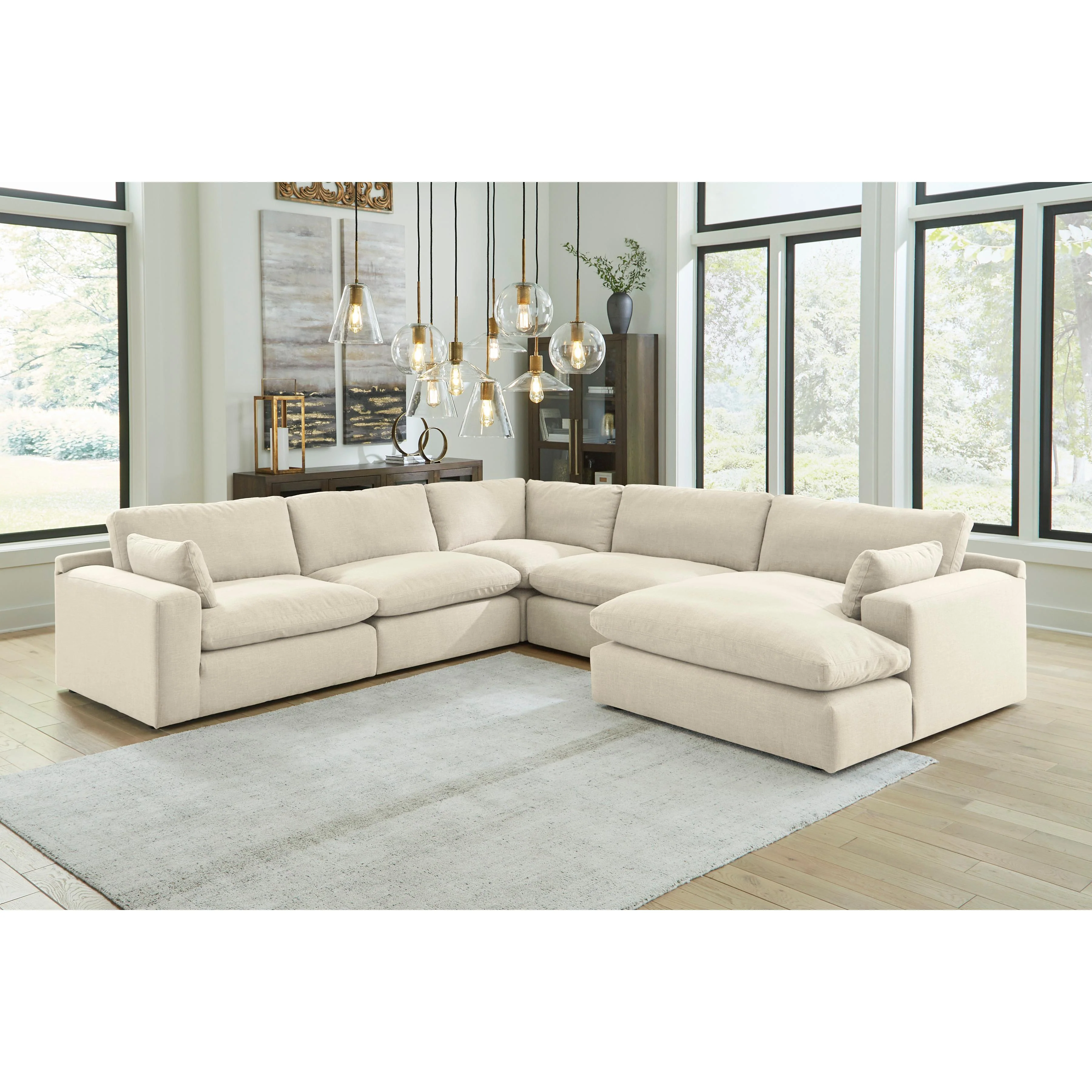 Benchcraft Elyza 10006S7 5 pc Sectional with Chaise - Image 2