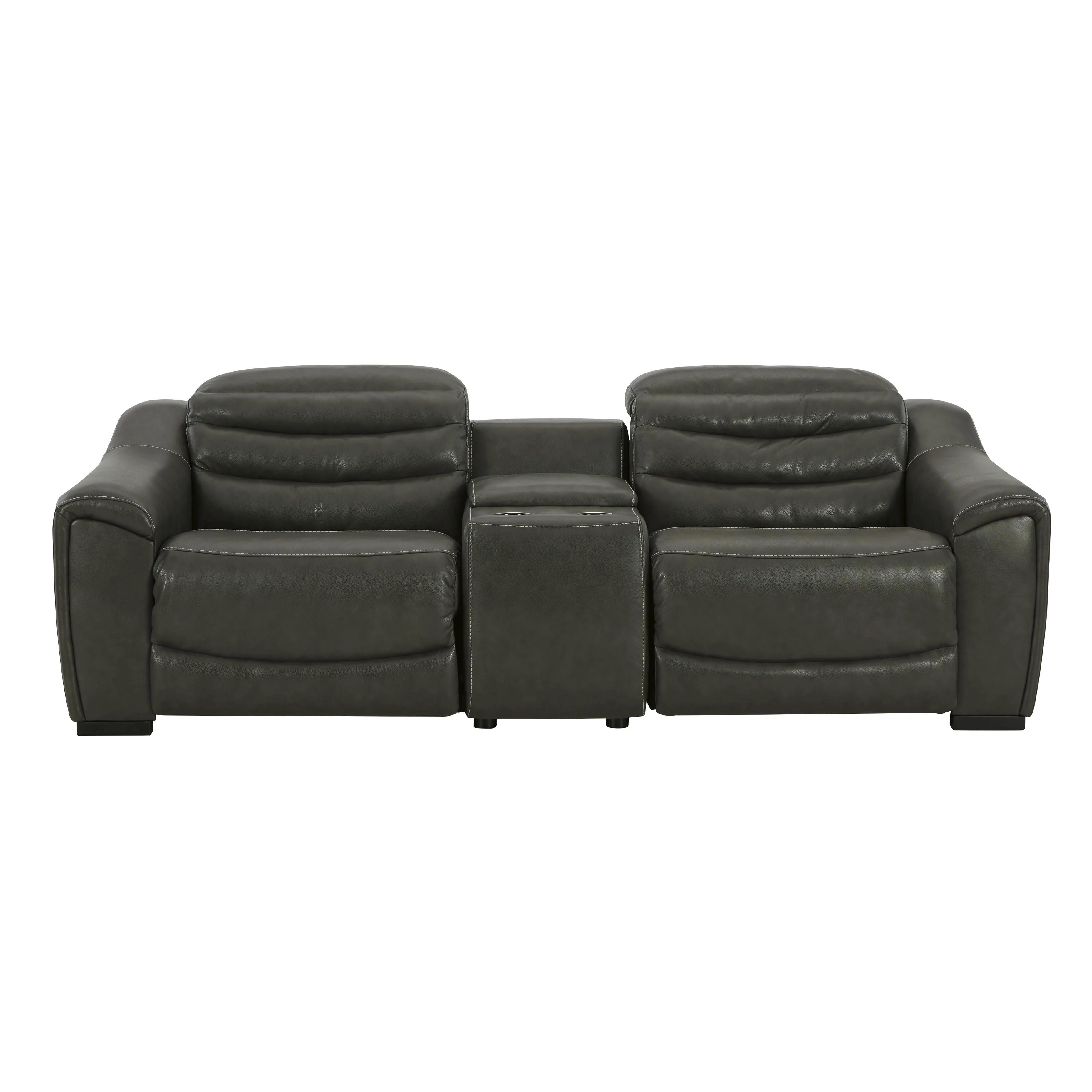 Signature Design by Ashley Center Line U63404S2 3 pc Power Reclining Loveseat with Console