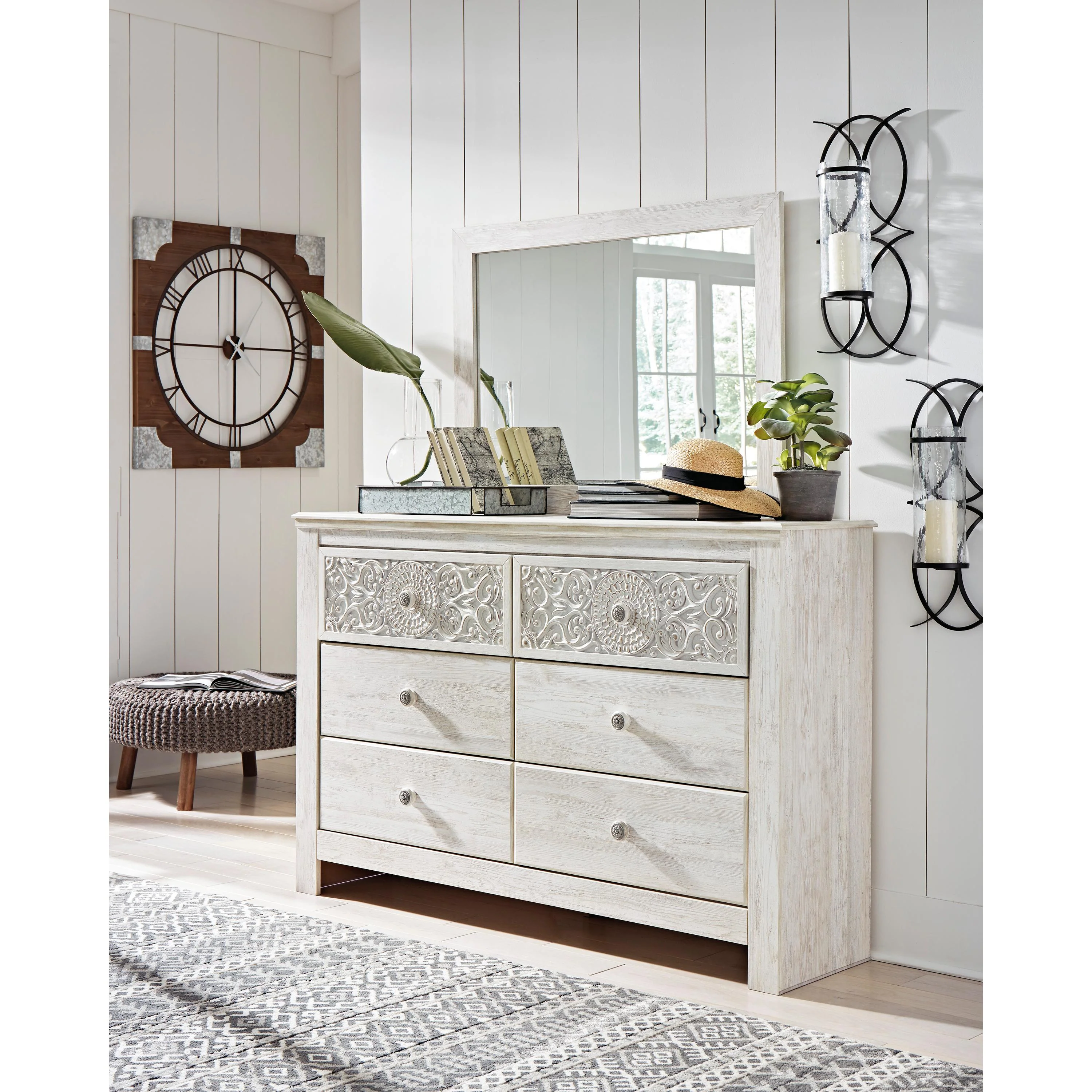 Signature Design by Ashley Paxberry B181B8 Dresser and Mirror - Image 3