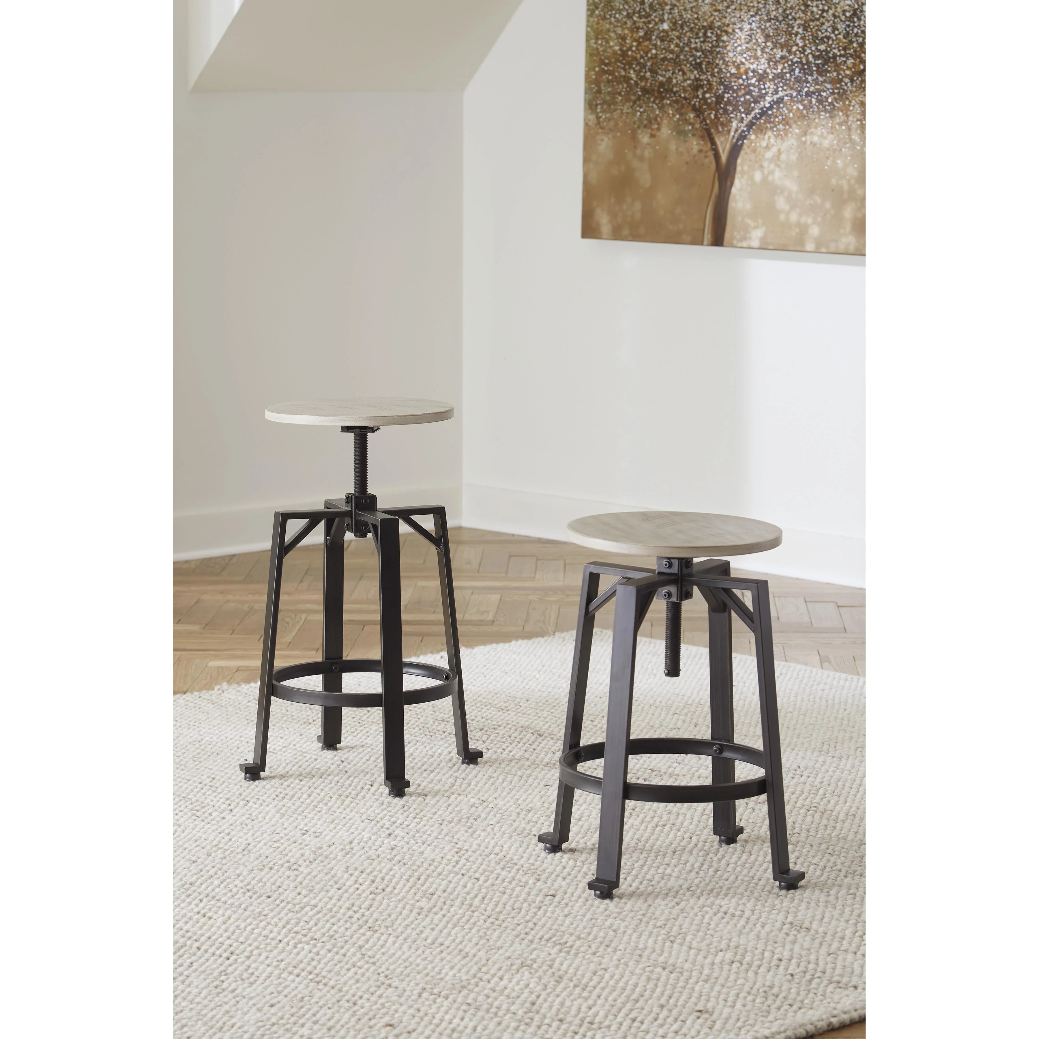 Signature Design by Ashley Karisslyn D336-024 Swivel Stool - Image 3