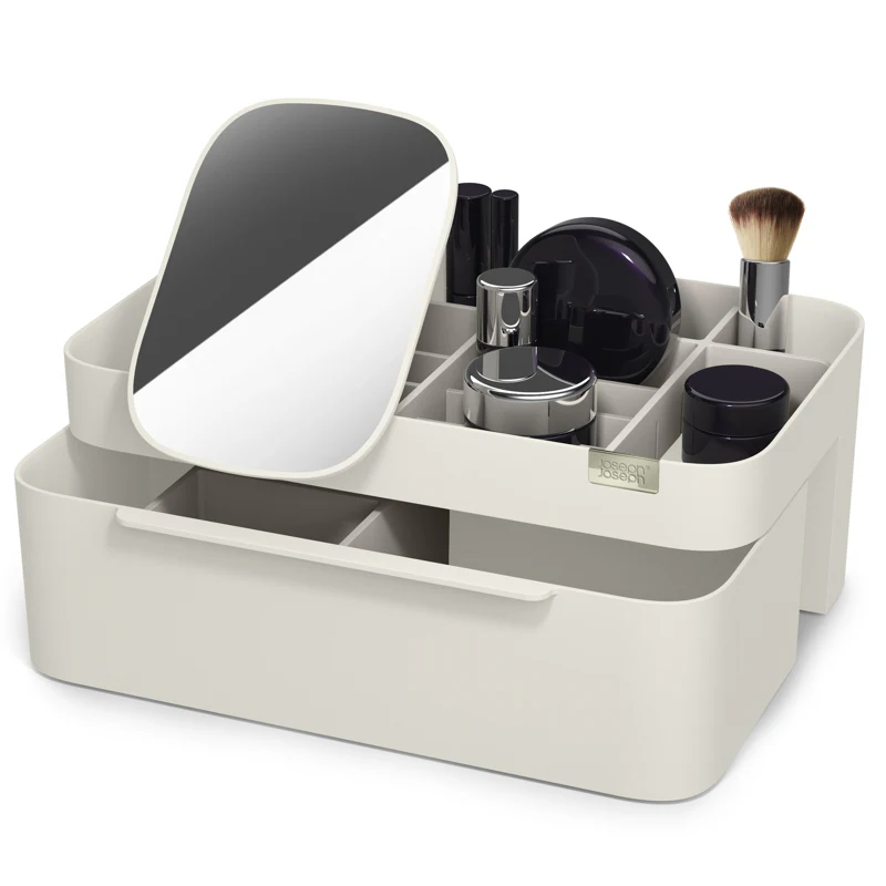 Cosmetic Organizer with Mirror - Image 1