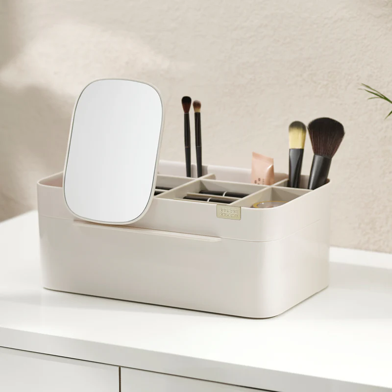 Cosmetic Organizer with Mirror - Image 2