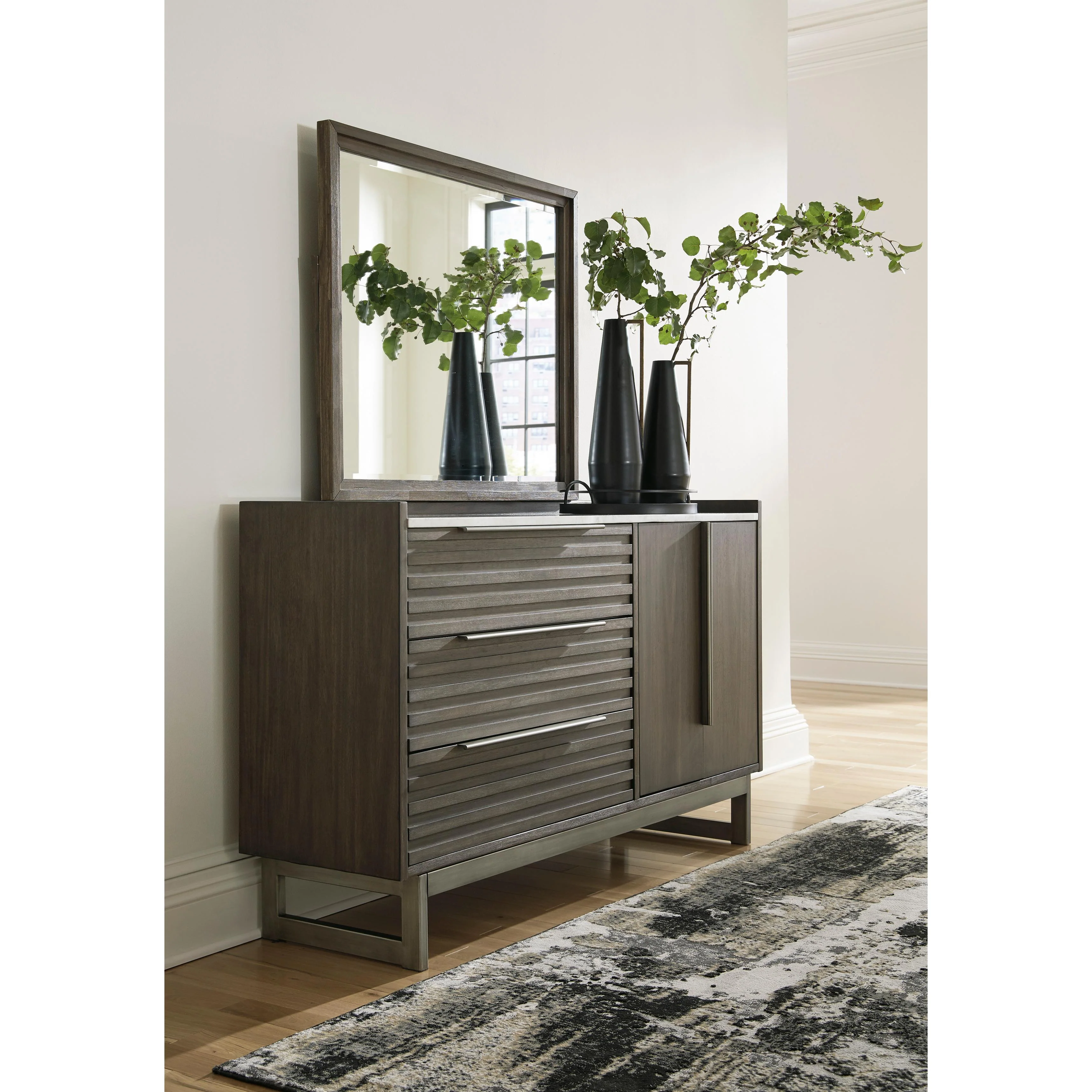 Ashley Arkenton B786B1 Dresser and Mirror - Image 2