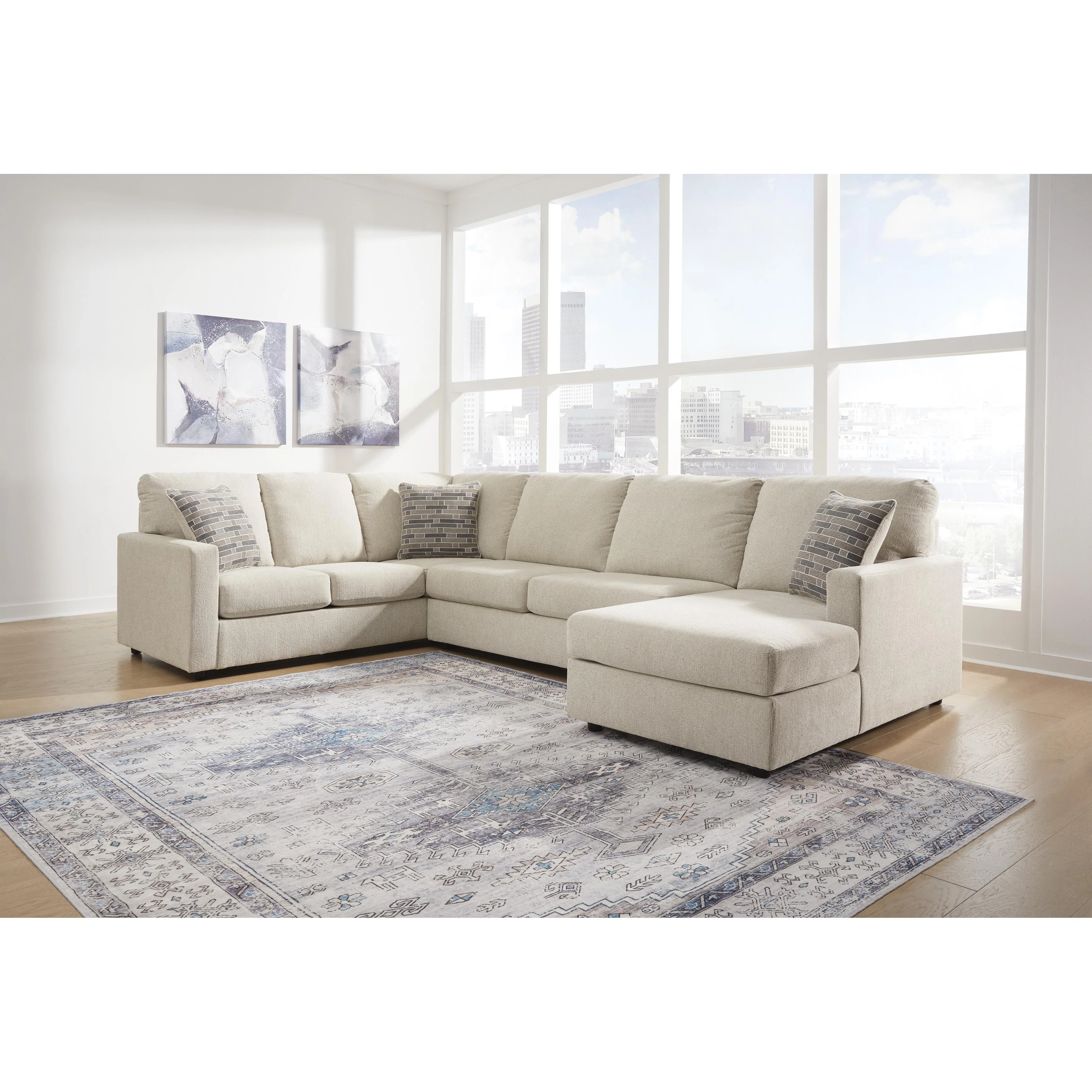 Signature Design by Ashley Edenfield 29004S2 3 pc Sectional with Chaise - Image 3